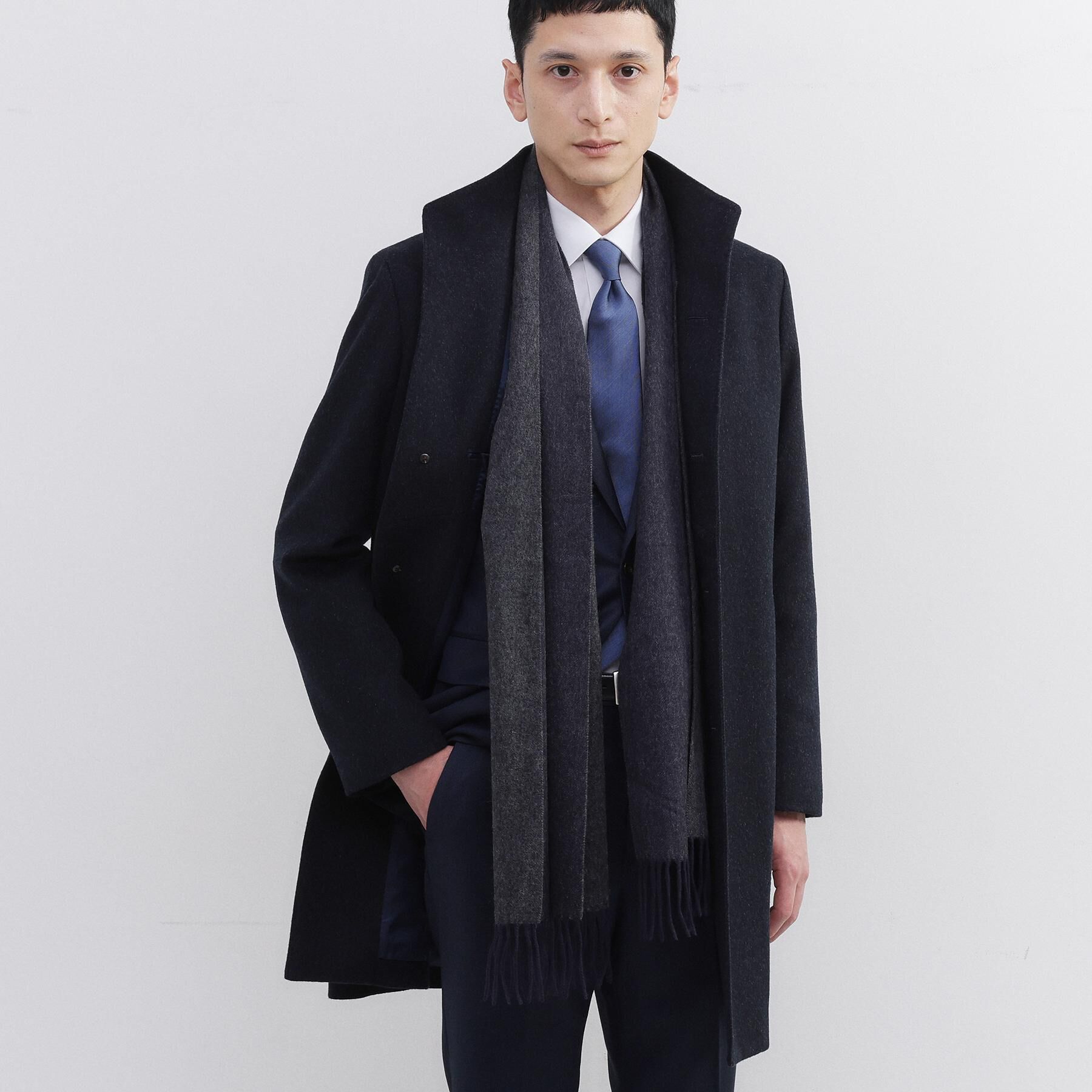 TAKEO KIKUCHI「【ウールカシミヤブレンド】ビーバー調 スタンドカラー コート」|その他|