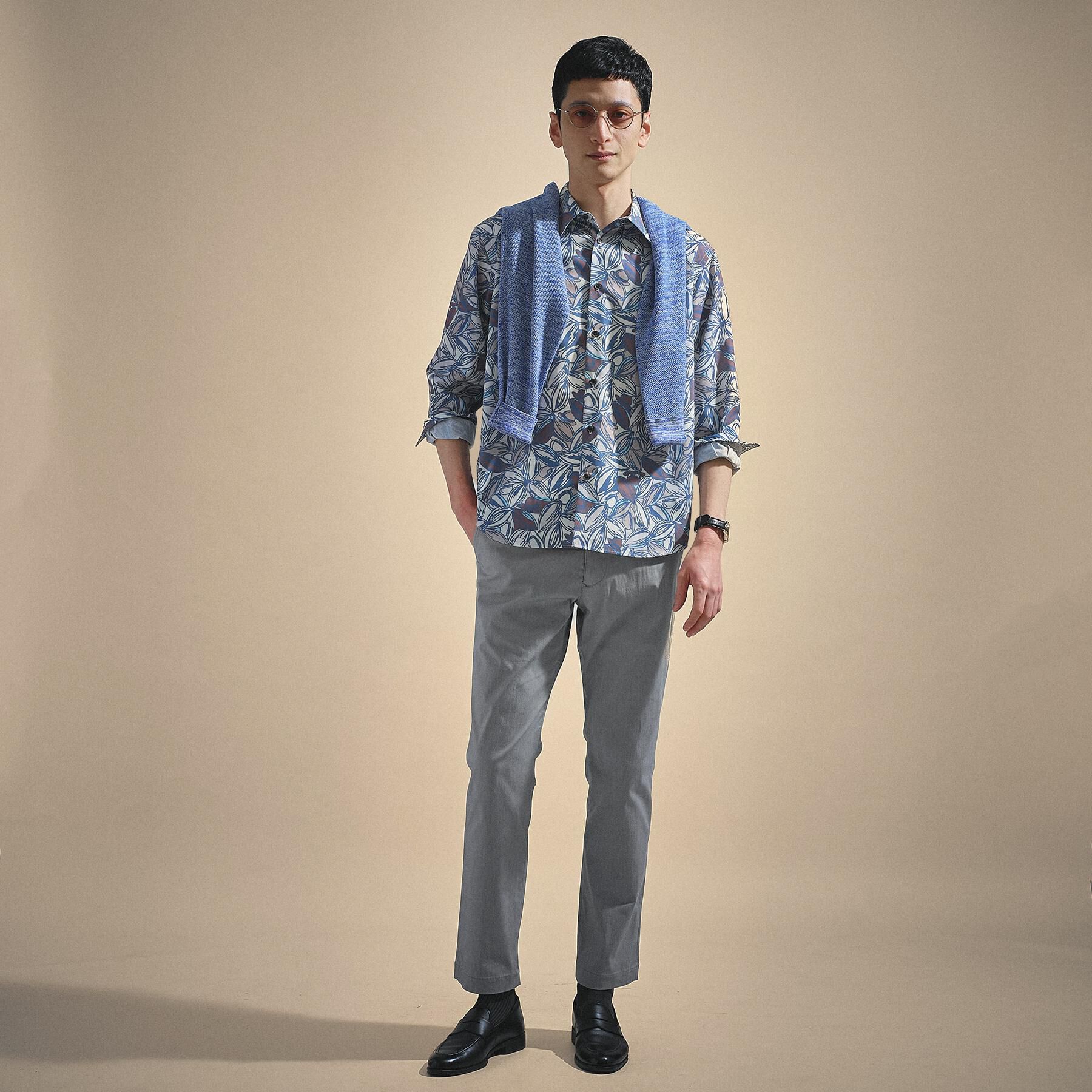 TAKEO KIKUCHI「カカオ柄プリントシャツ」|シャツ・ブラウス|