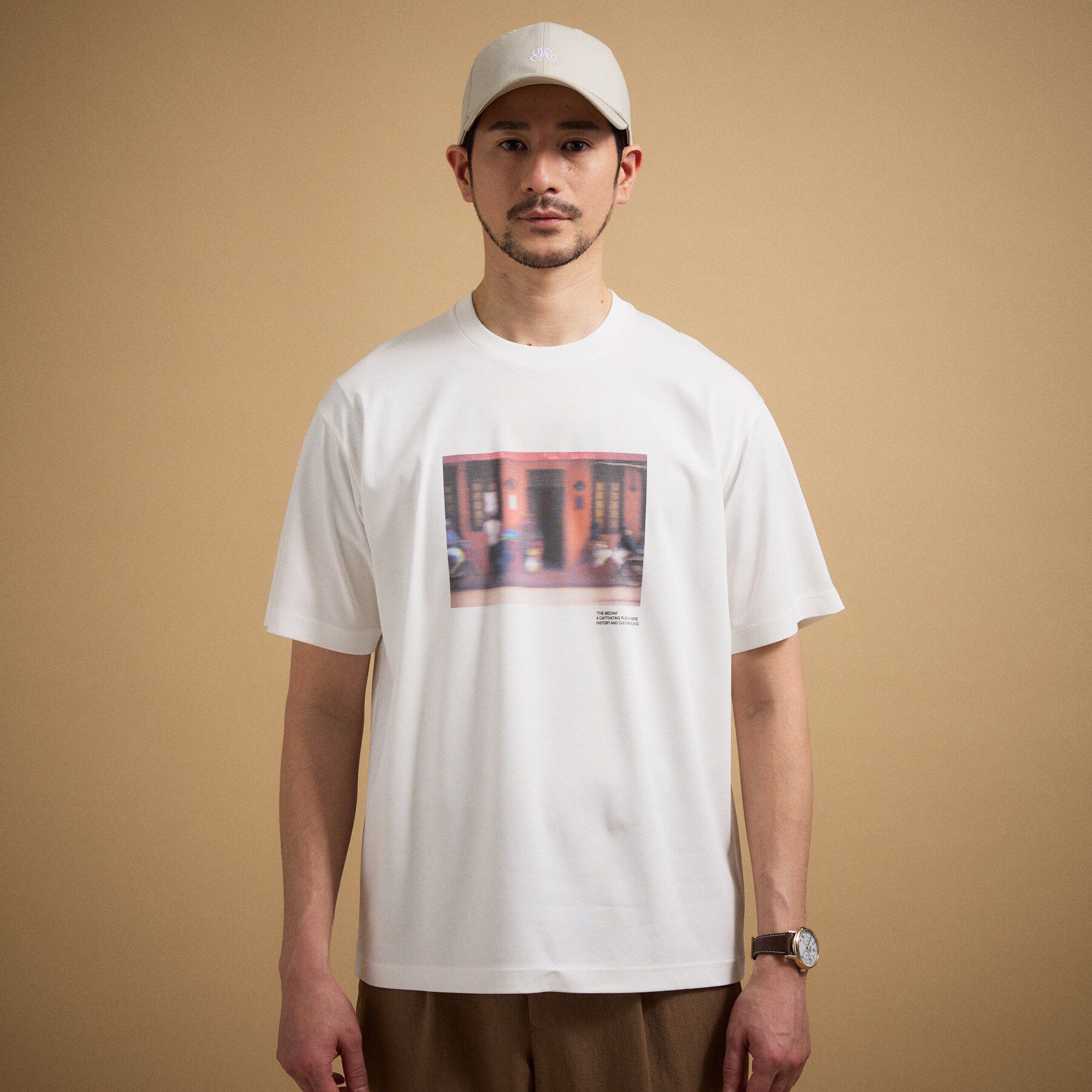 TAKEO KIKUCHI「マラケシュ フォト Tシャツ」|Tシャツ・カットソー|