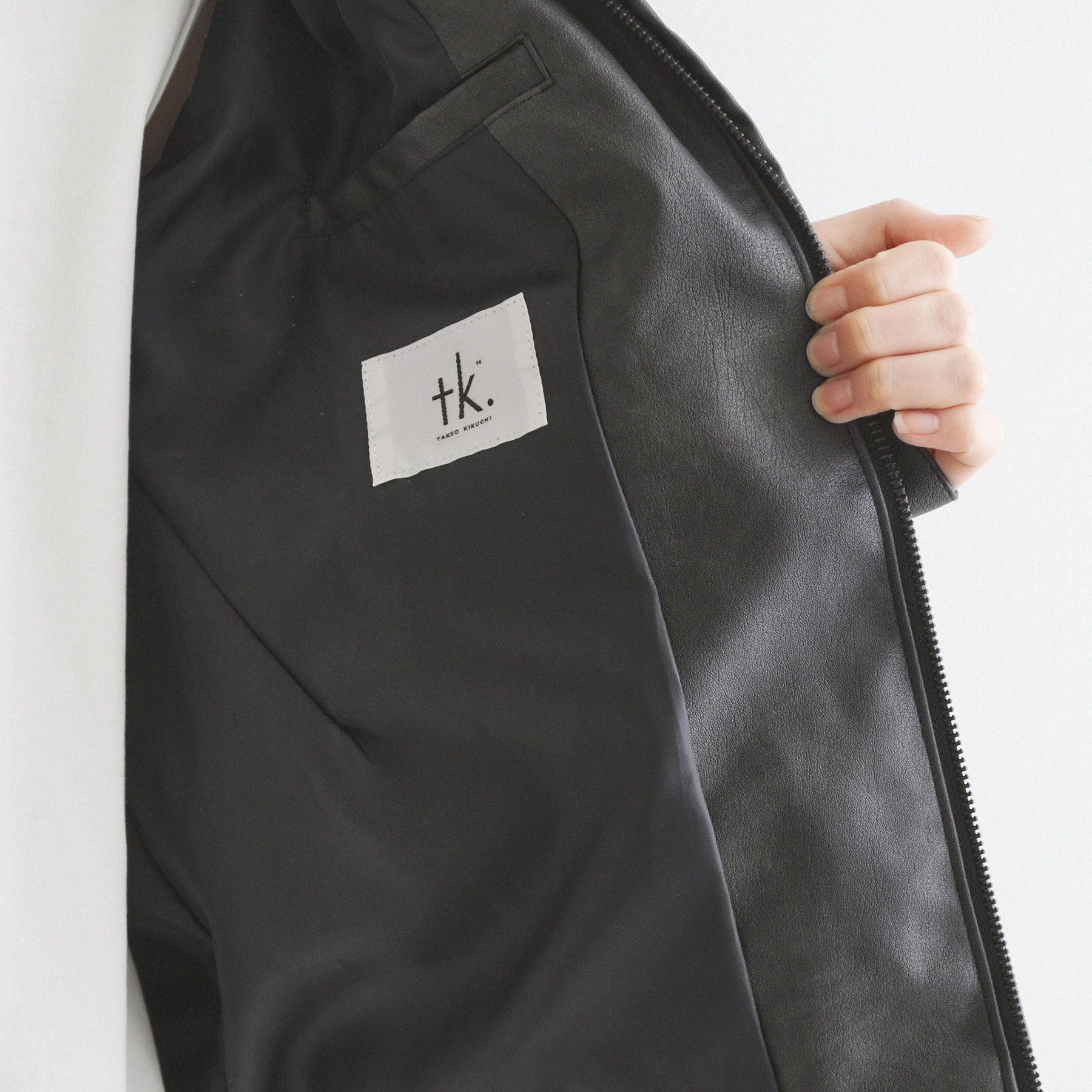 tk.TAKEO KIKUCHI「ジップショートブルゾン」|ブルゾン・スタジャン|