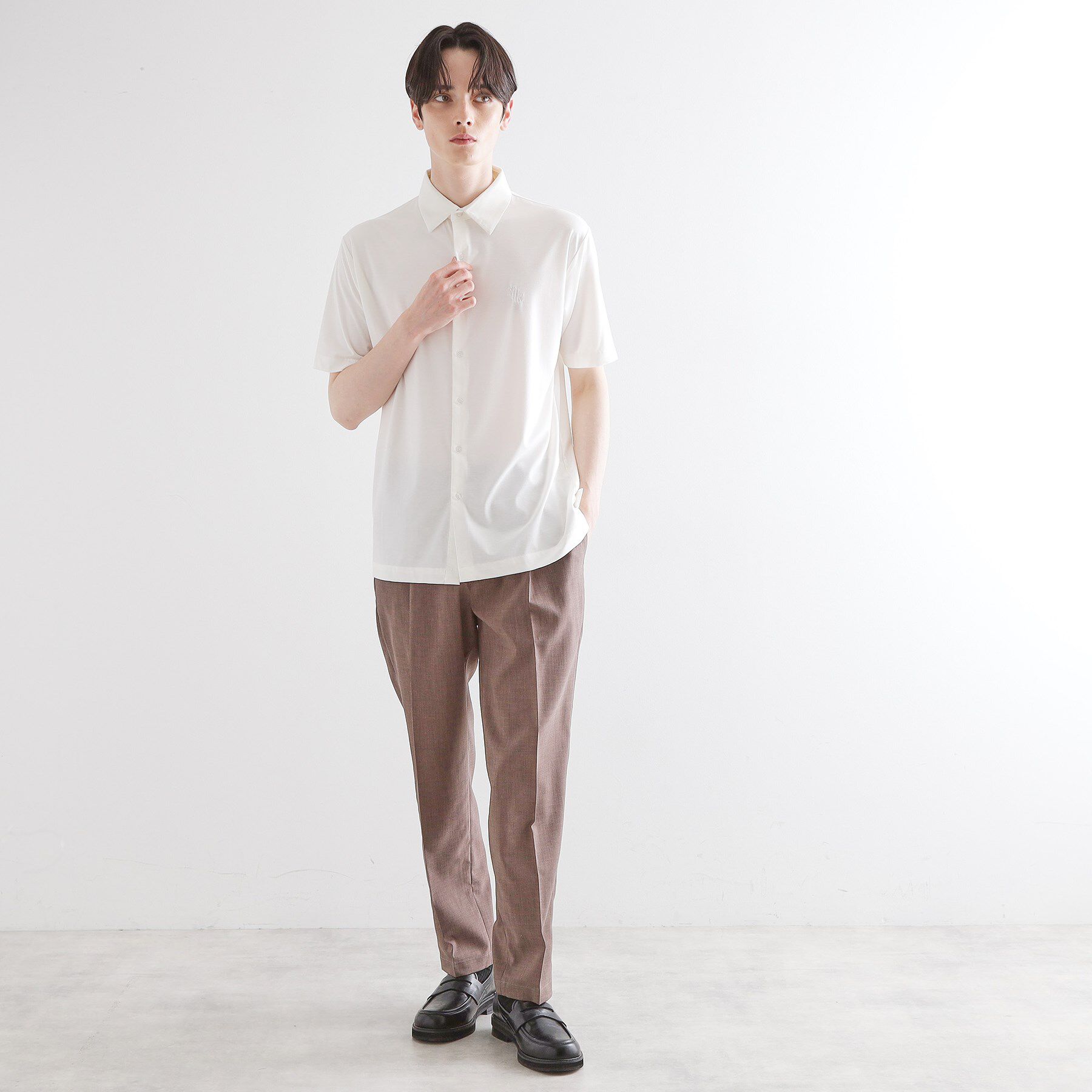 tk.TAKEO KIKUCHI「【マシンウォッシャブル】フロントオープンシャツ」|シャツ・ブラウス|