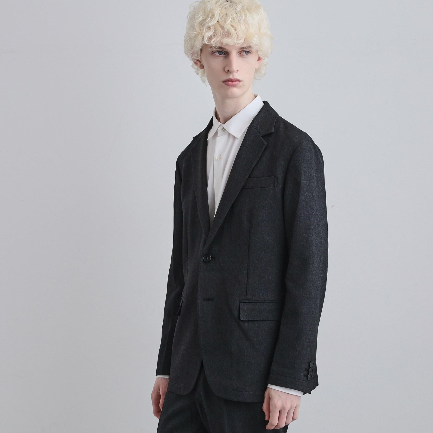 tk.TAKEO KIKUCHI「【上下2点セット】洗えるピンヘッドストレッチセットアップ/ビジネスOK」|スーツ|