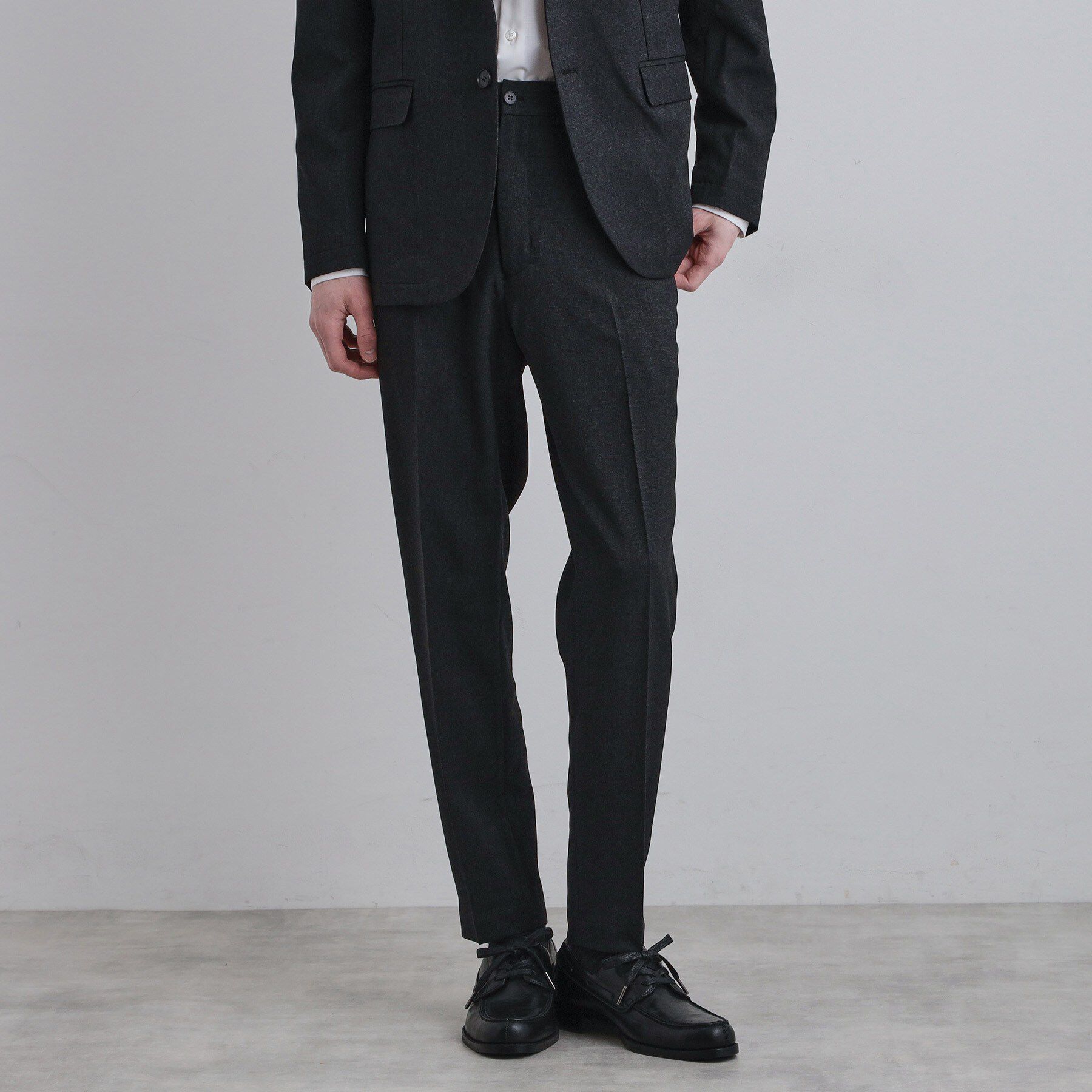 tk.TAKEO KIKUCHI「【上下2点セット】洗えるピンヘッドストレッチセットアップ/ビジネスOK」|スーツ|