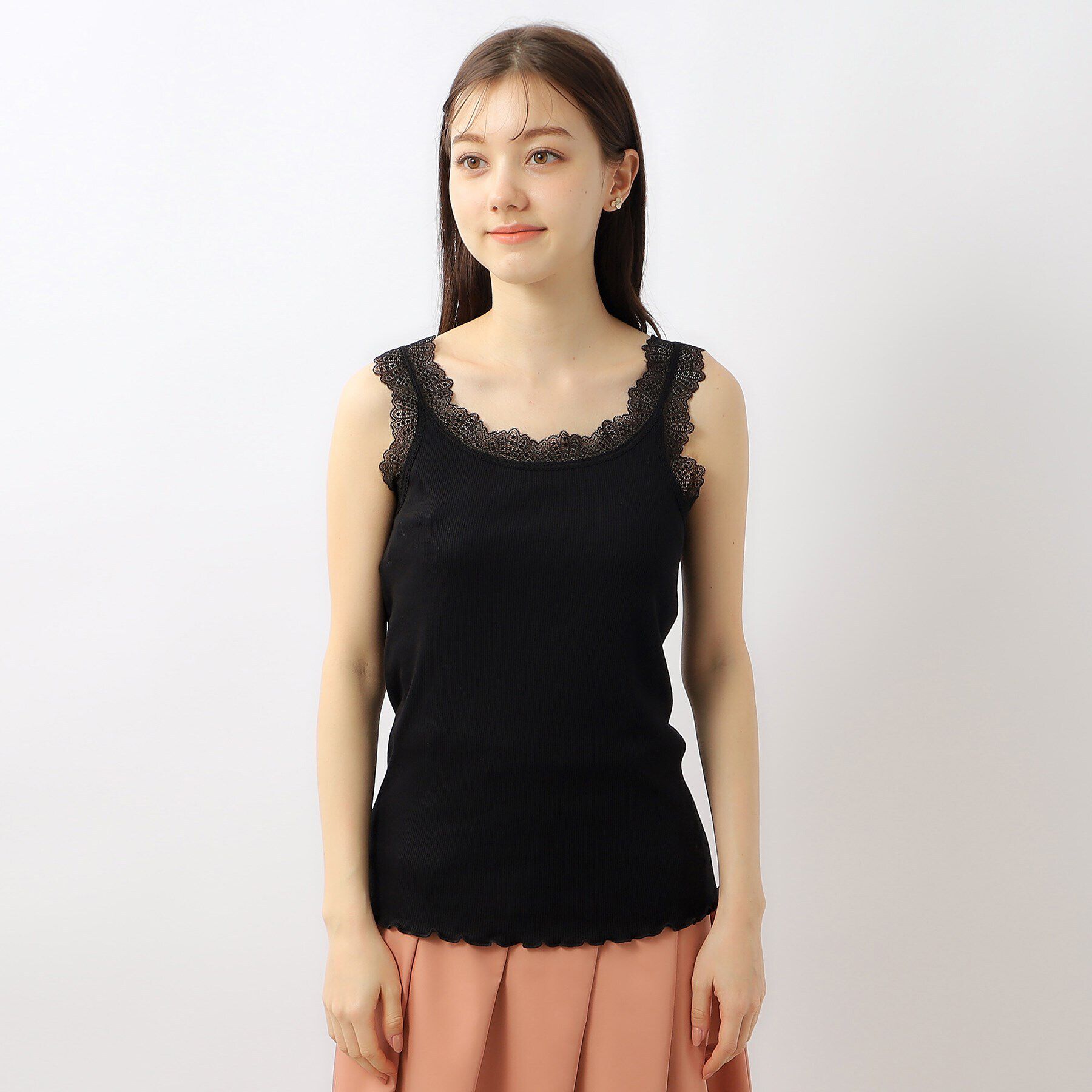 index「前後2way レースタンクトップ【洗濯機洗い可】」|キャミソール|