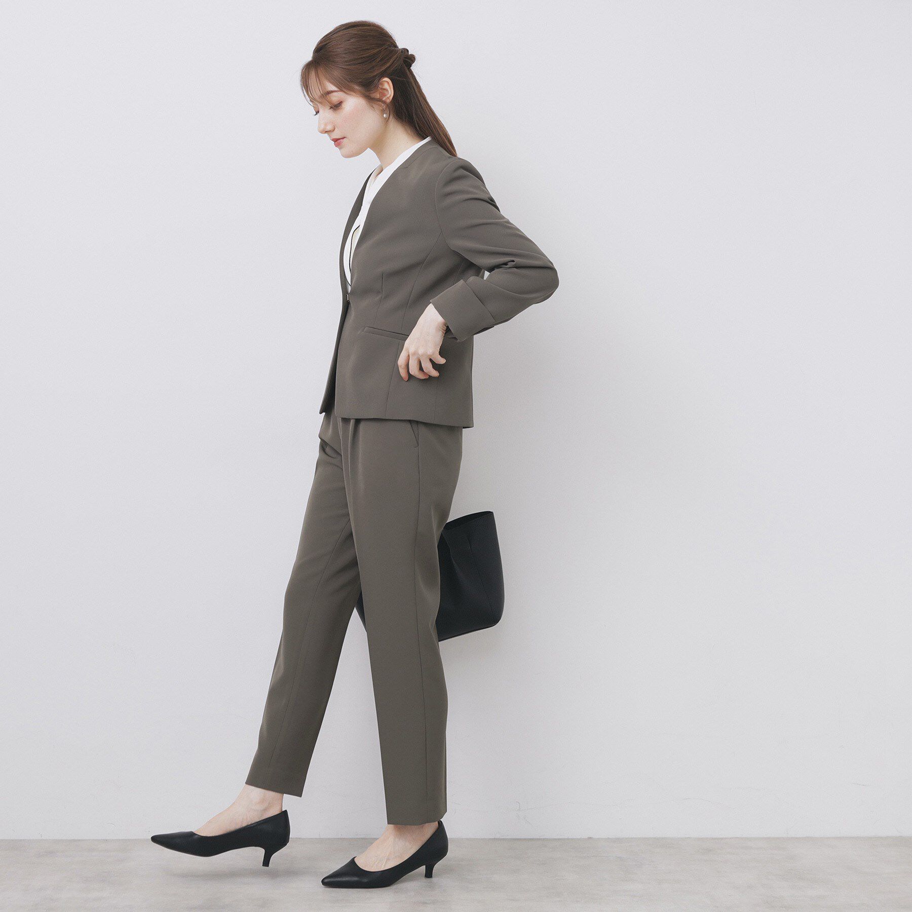 index「ストレッチテーパードパンツ/セットアップ対応【洗濯機洗い可/イージーアイロン/防シワ】」|その他|