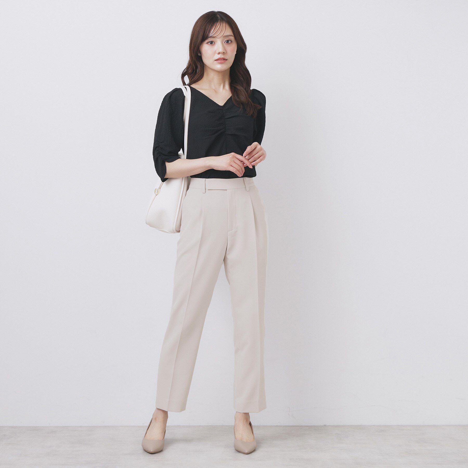 index「ストレッチテーパードパンツ/セットアップ対応【洗濯機洗い可/イージーアイロン/防シワ】」|その他|