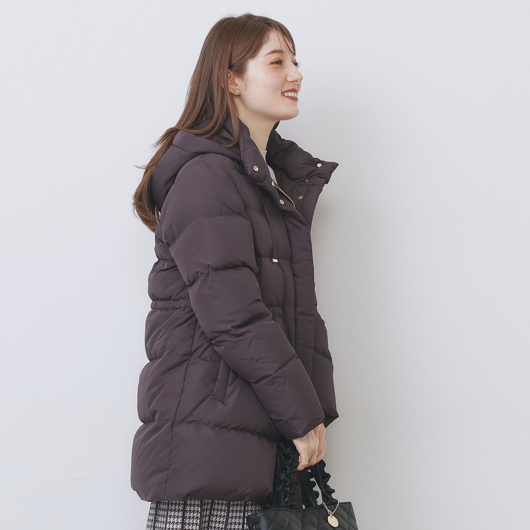 index「KAWADAダウンドロストミドルコート【撥水/洗濯機OK/2WAY/静電気防止裏地】《XS～3L》」|ダウン|