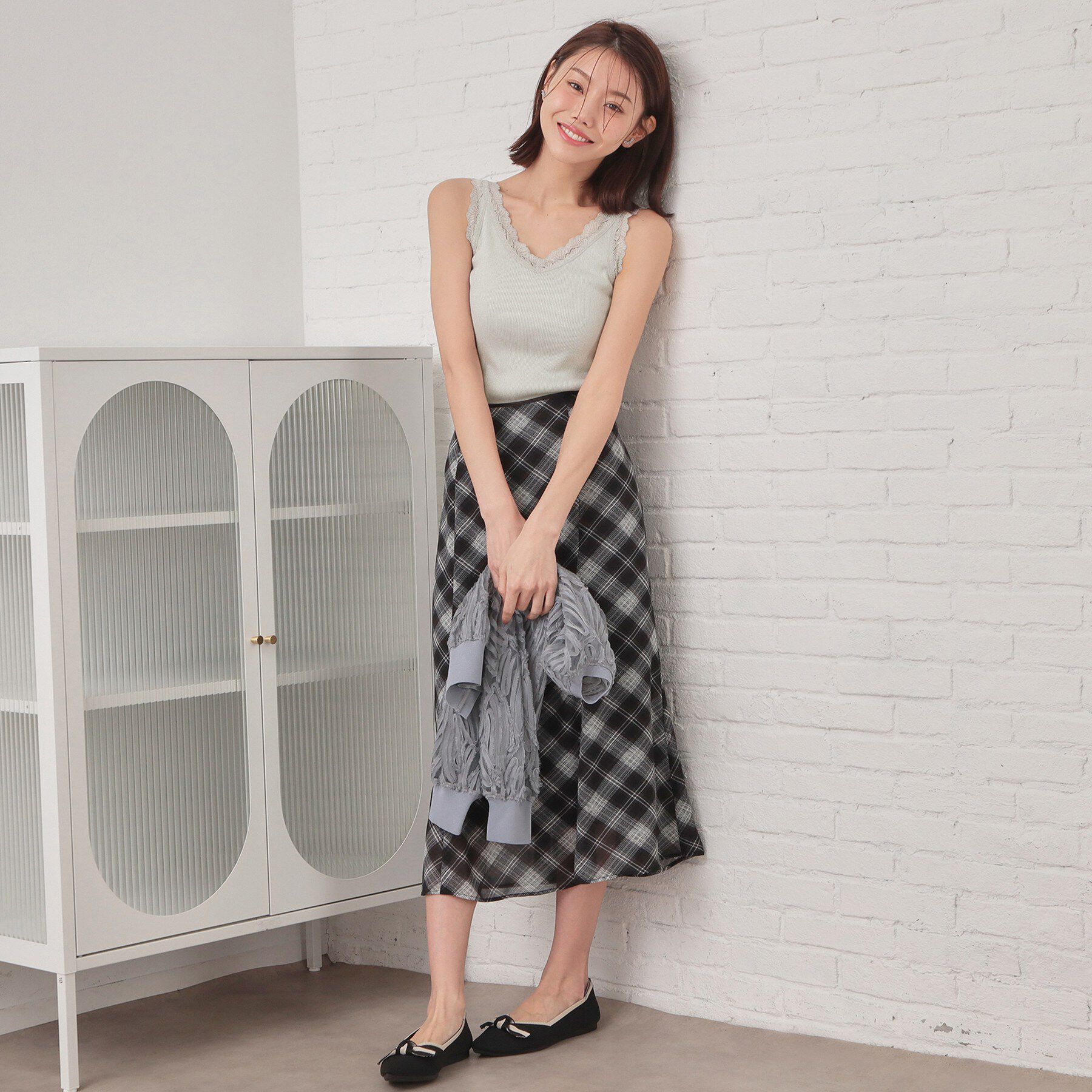 index「前後2way丸胴レースタンクラメアソート【洗濯機OK】」|キャミソール|