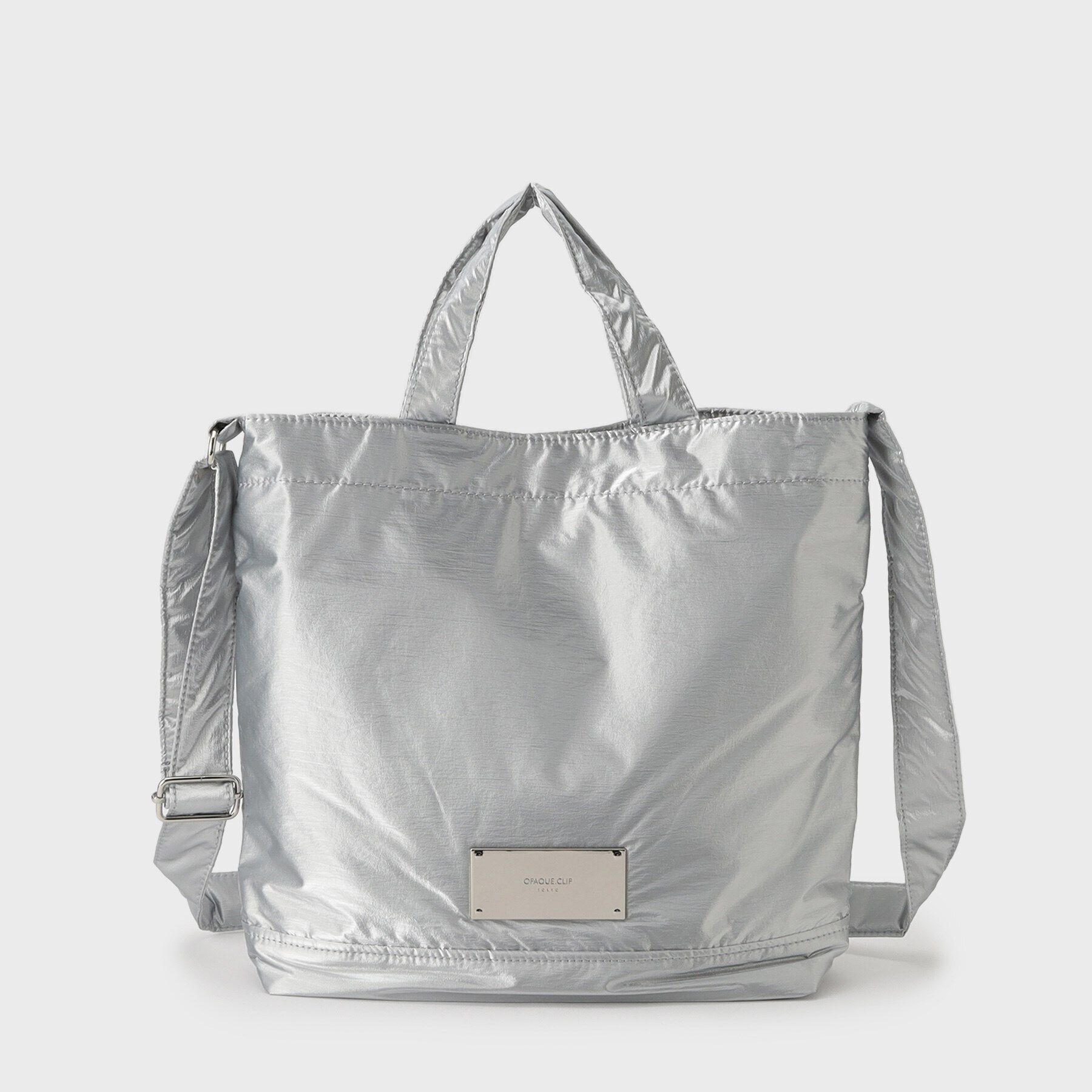 OPAQUE.CLIP「【2WAY/A4サイズ対応】メタルプレートトートバッグ」|トートバッグ|