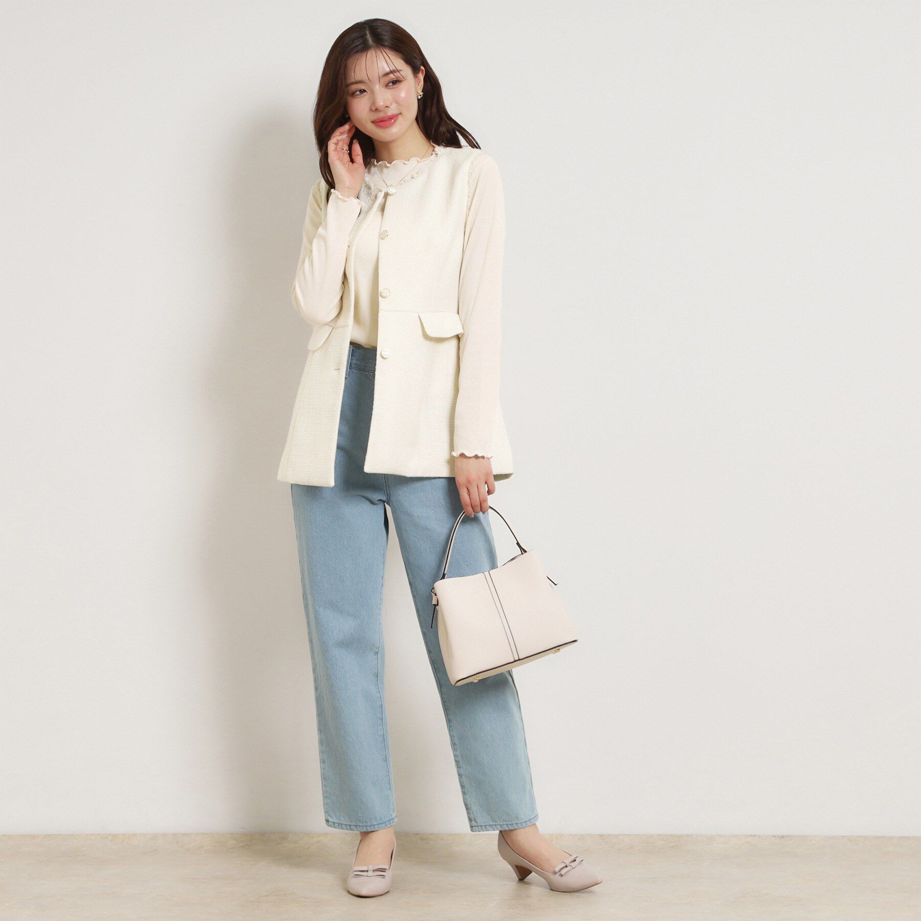 Couture broach「カルゼスラブツイードジレ」|ベスト・ジレ|