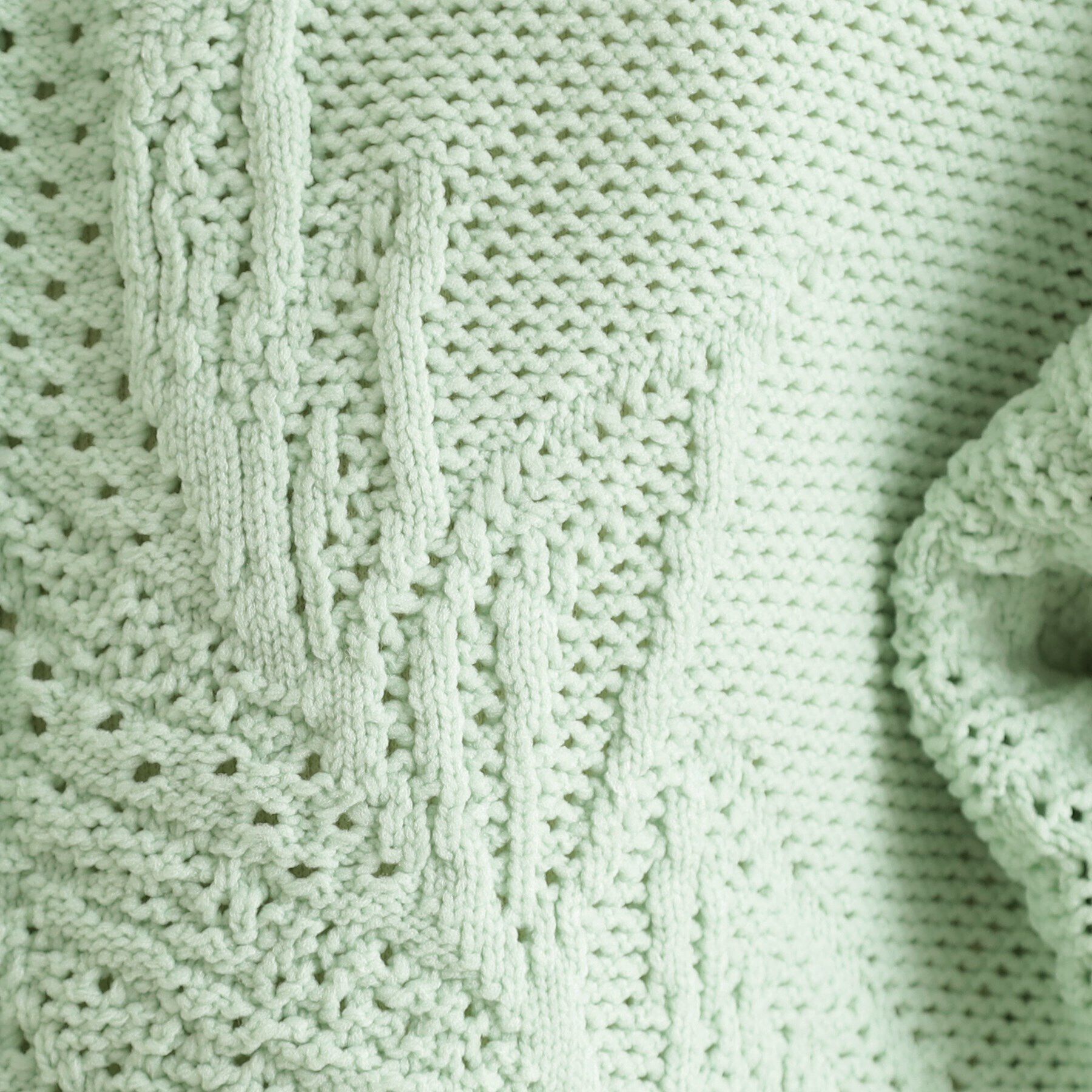 THE SHOP TK「レース編みカーディガン【前後2WAY】」|ニット・セーター|