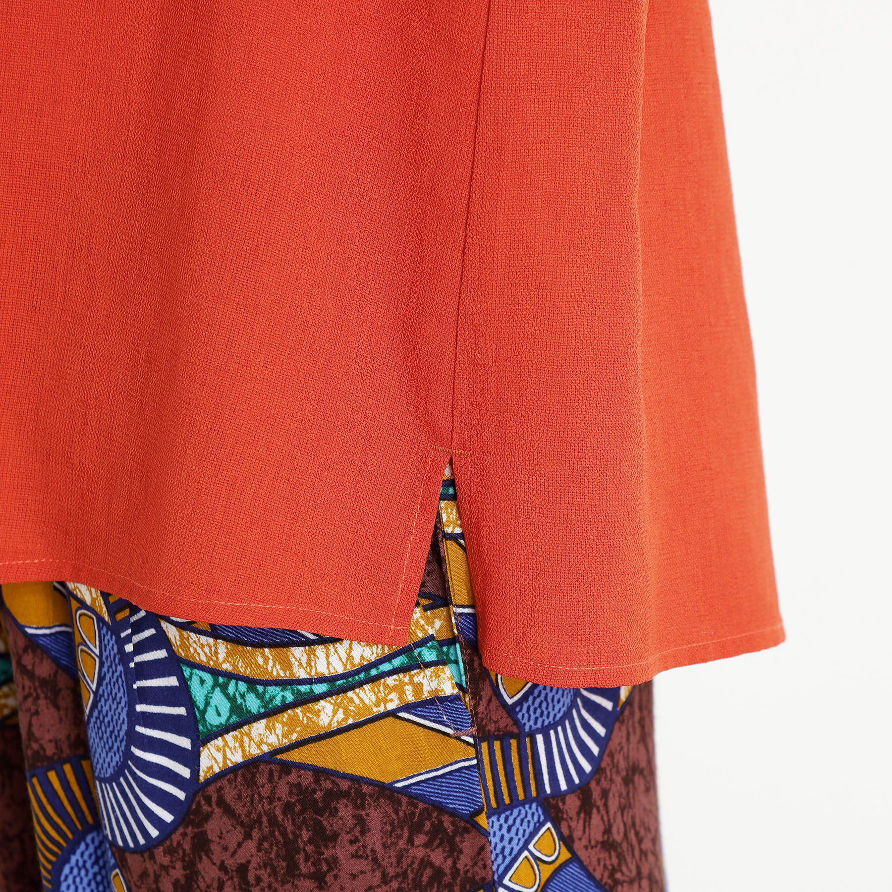 THE SHOP TK「【秋色入荷】麻調メッシュブラウス【二の腕カバー/洗える】」|シャツ・ブラウス|