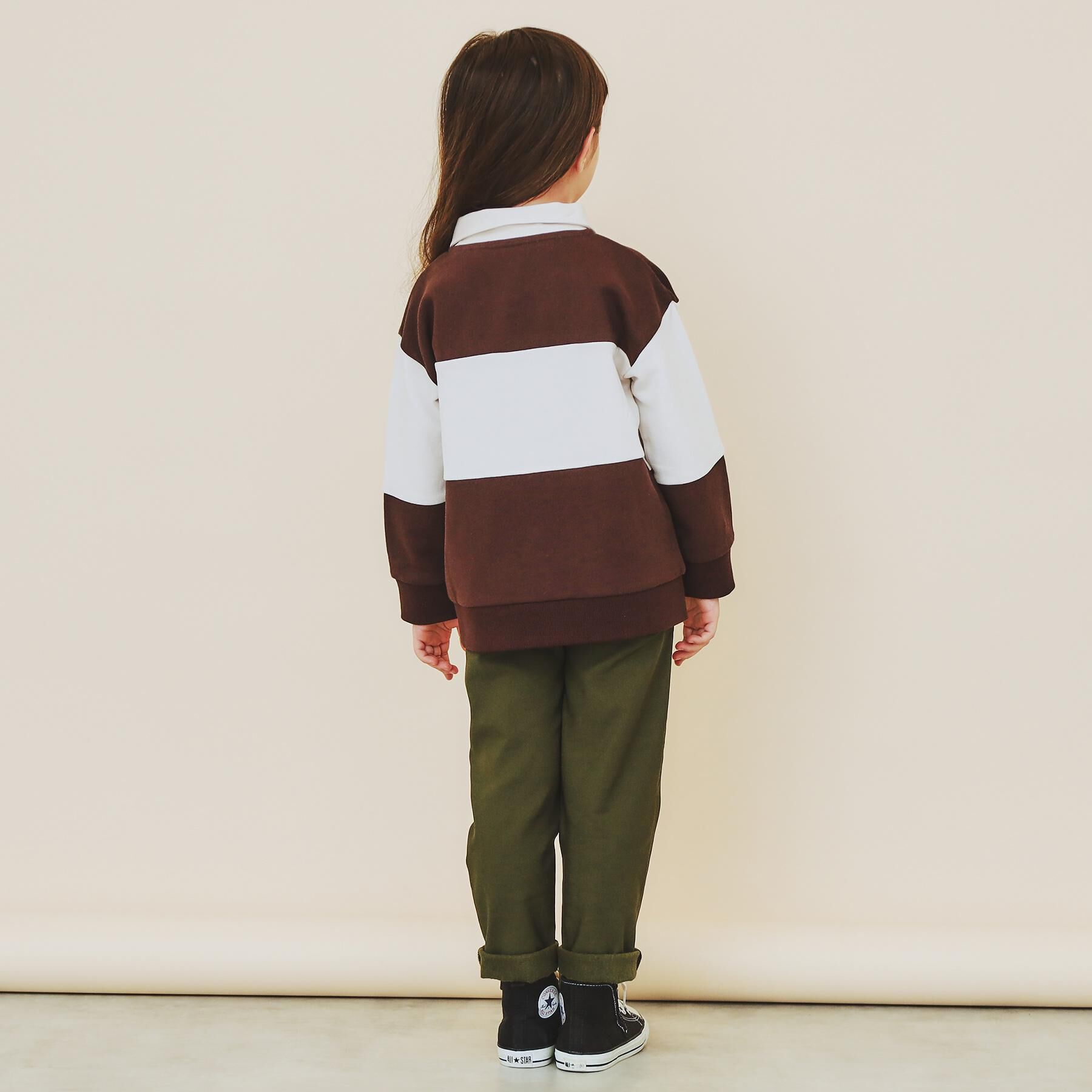 THE SHOP TK「【110－160/裏起毛】あったかのびーるストレートパンツ/洗濯機OK」|その他|