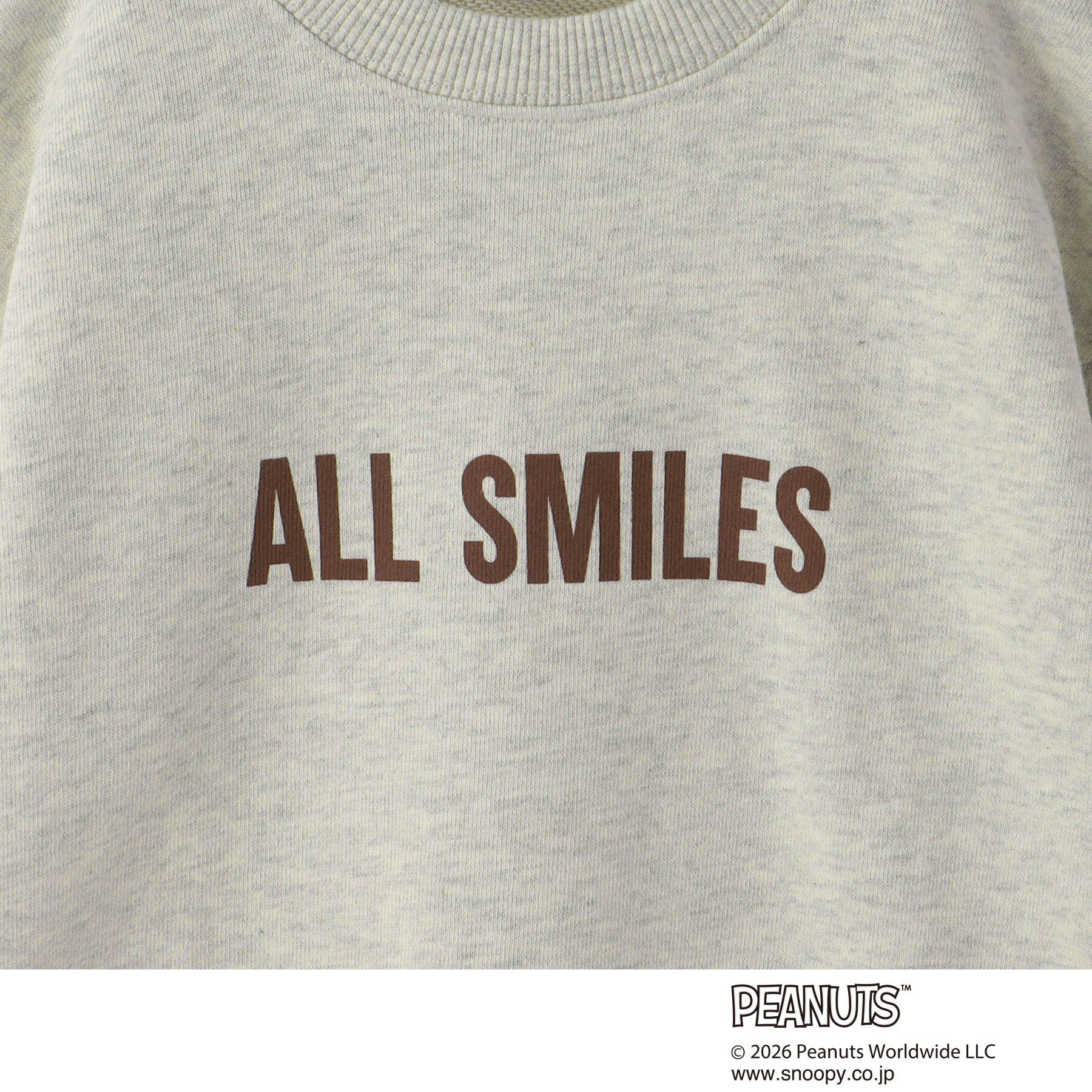 THE SHOP TK「【110－160】PEANUTS ／ ピーナッツ スヌーピーミニ裏毛スウェット」|その他|