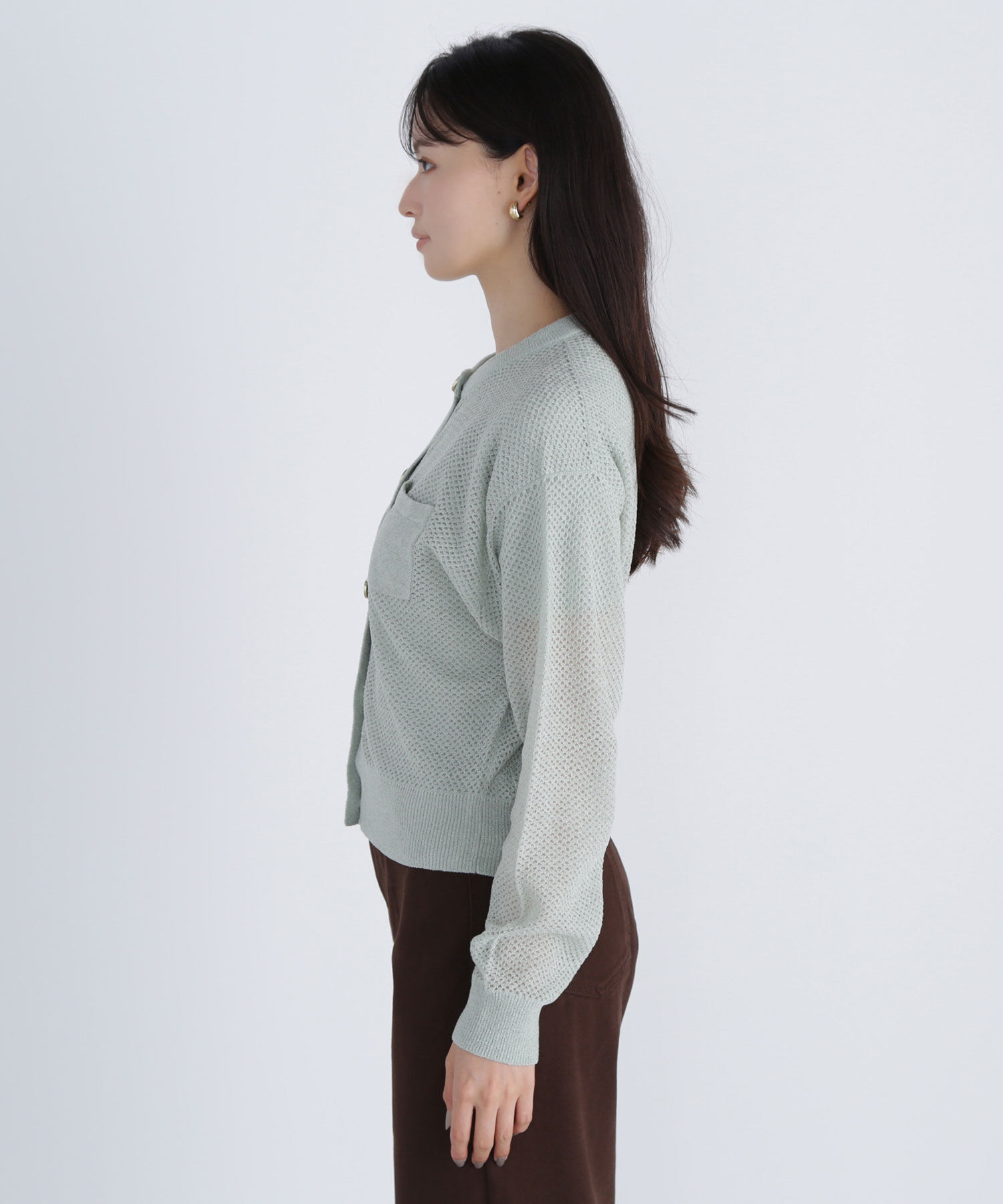  「ベロアタッチアンサンブル」|ニット・セーター|