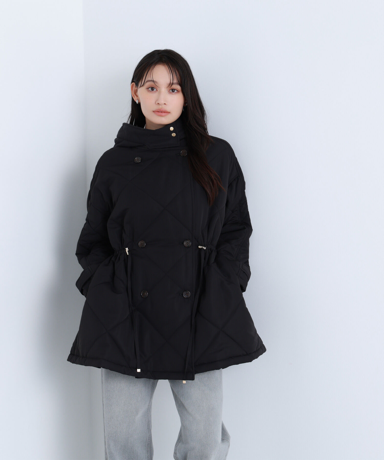  「2wayダイヤキルティングブルゾン」|ブルゾン・スタジャン|