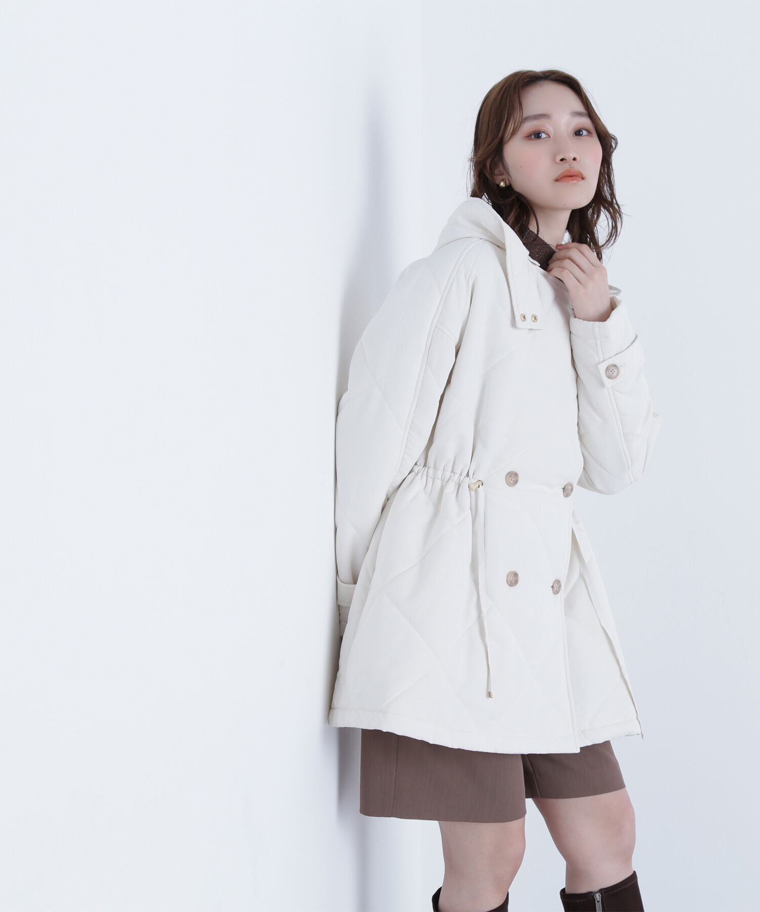  「2wayダイヤキルティングブルゾン」|ブルゾン・スタジャン|