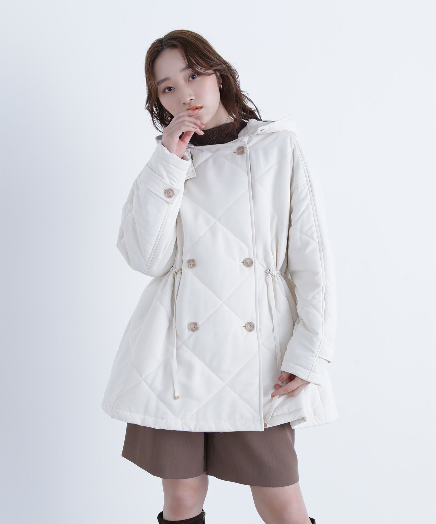  「2wayダイヤキルティングブルゾン」|ブルゾン・スタジャン|