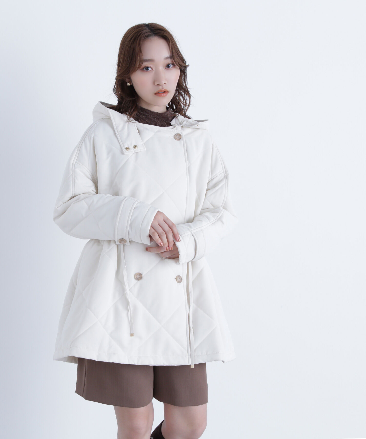  「2wayダイヤキルティングブルゾン」|ブルゾン・スタジャン|