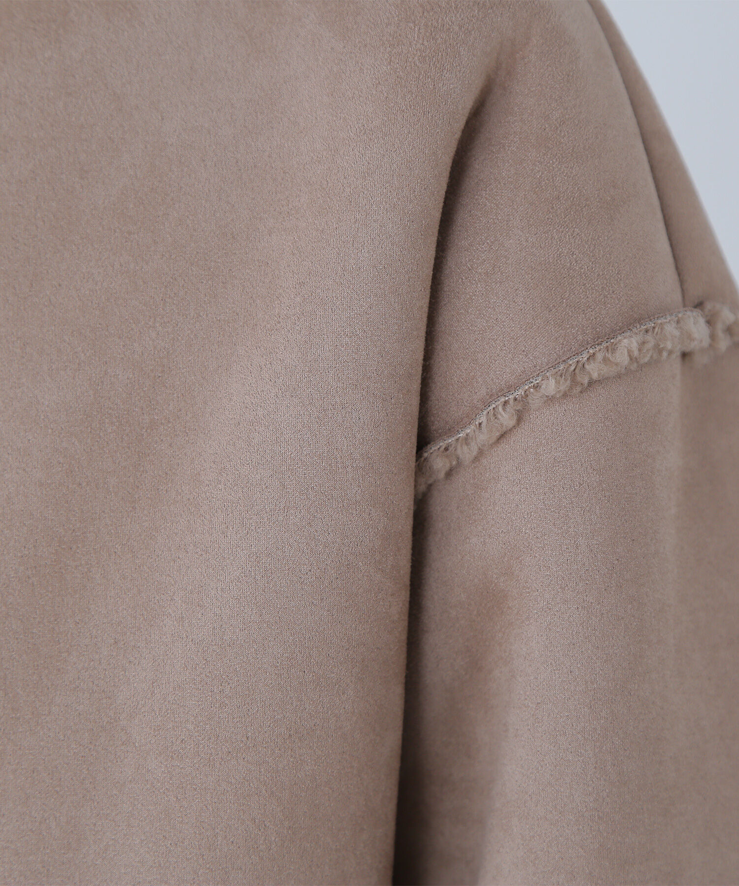  「リバーシブルフェイクスウェードコート」|ブルゾン・スタジャン|