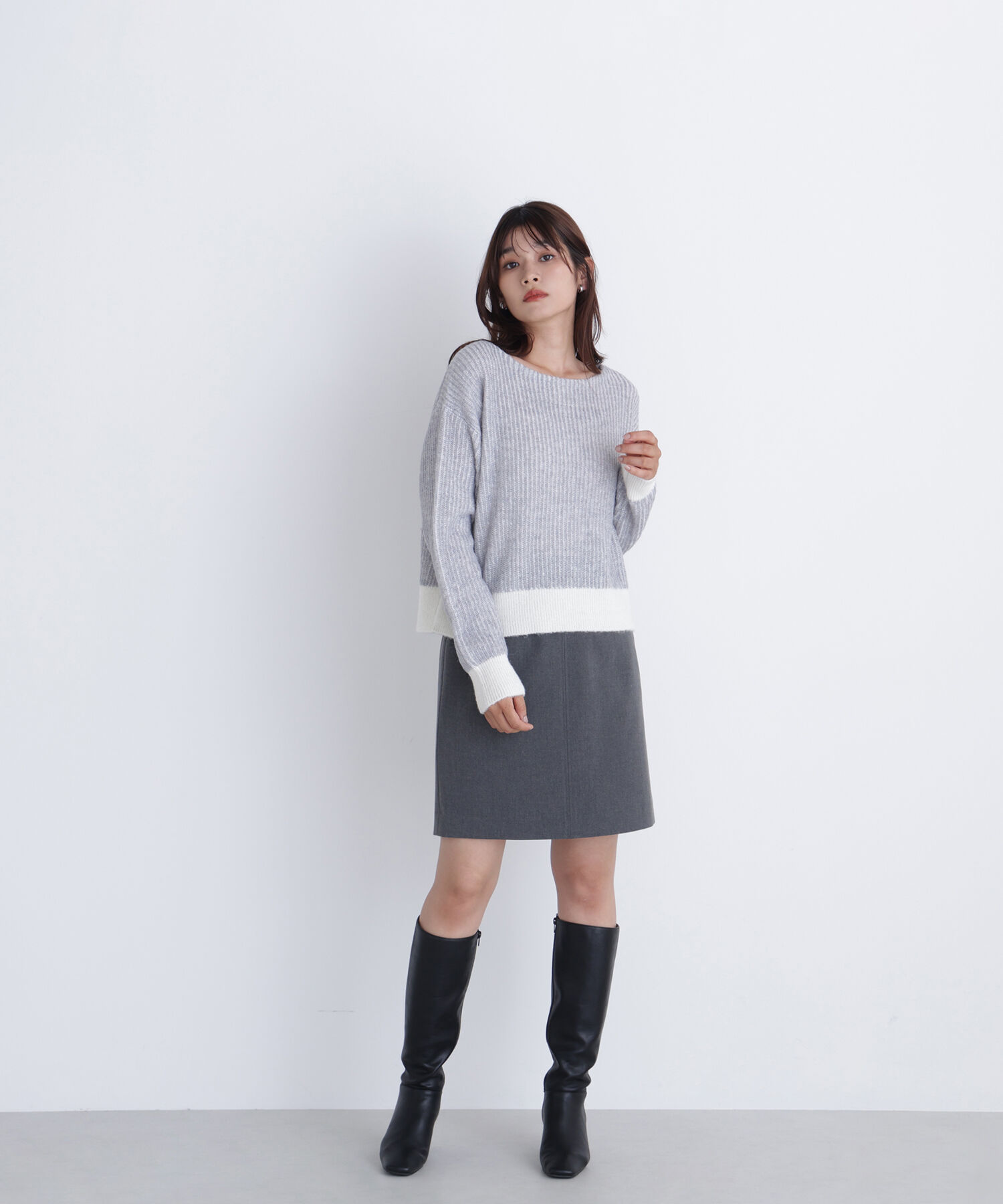  「ポケットディテールミニスカート」|スカート|