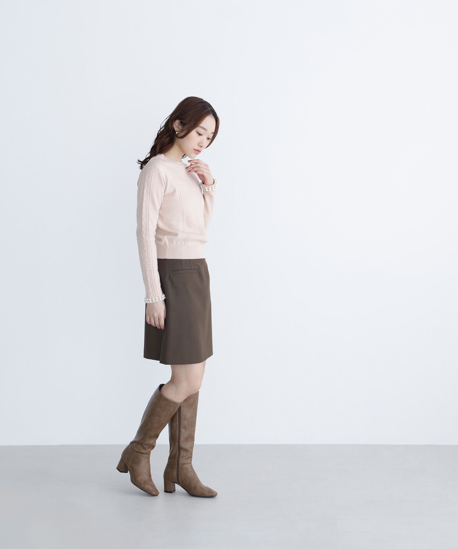  「ポケットディテールミニスカート」|スカート|