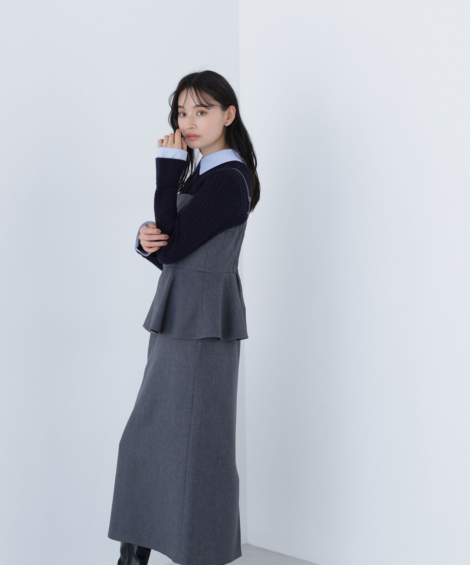  「ペプラムキャミジャンスカ」|ワンピース|