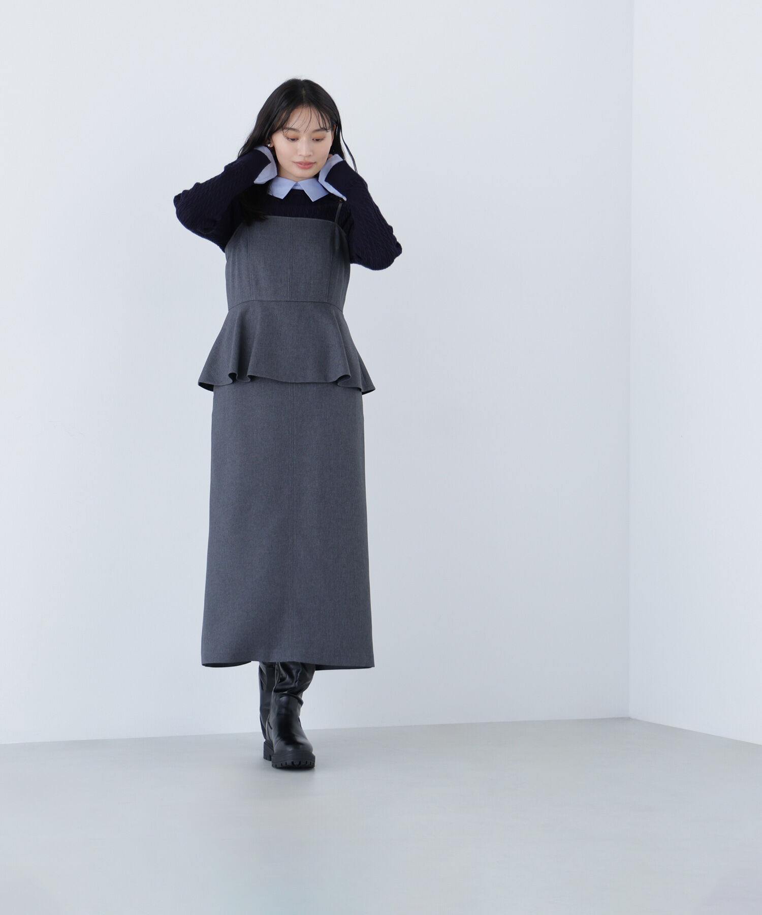  「ペプラムキャミジャンスカ」|ワンピース|