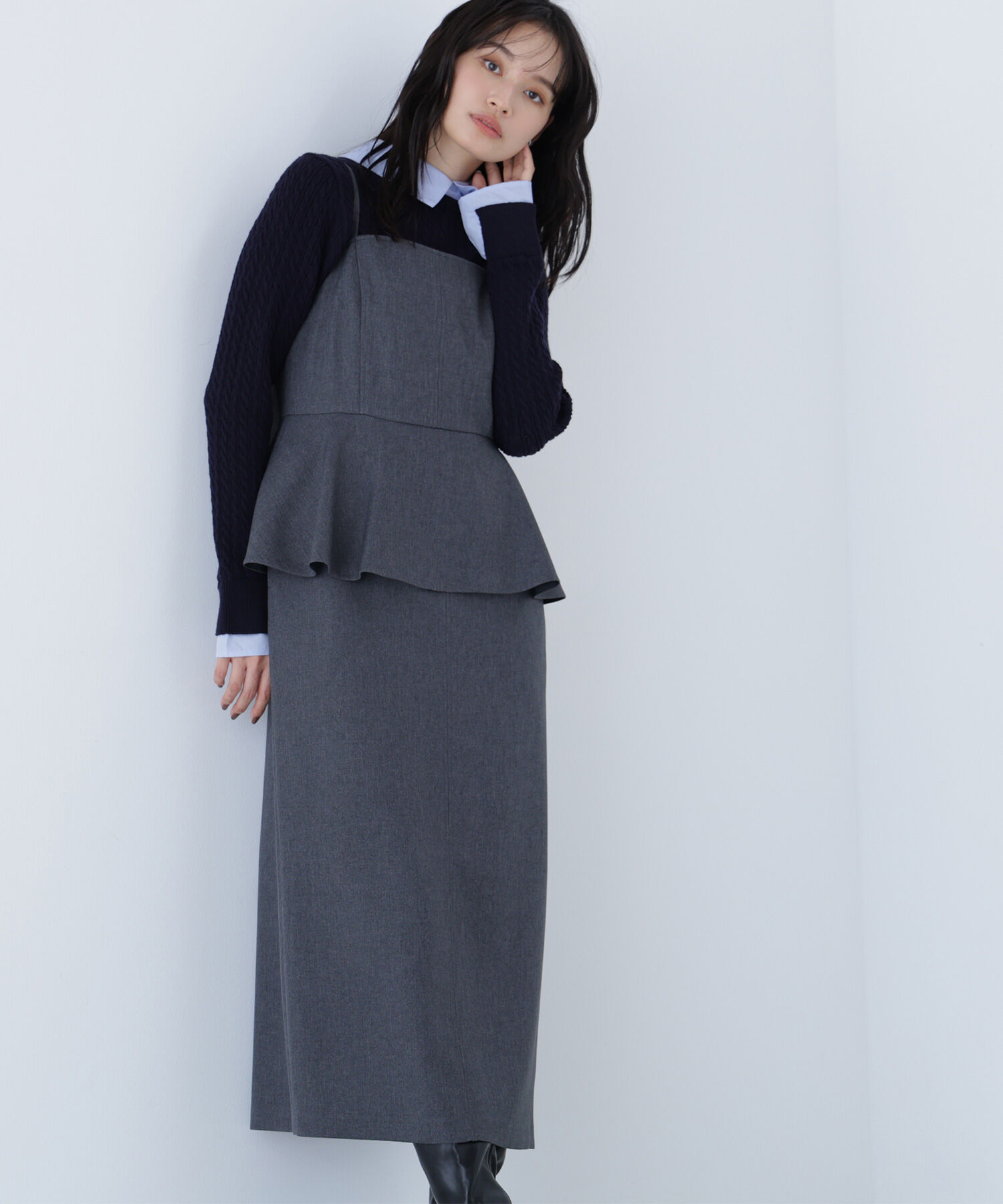  「ペプラムキャミジャンスカ」|ワンピース|