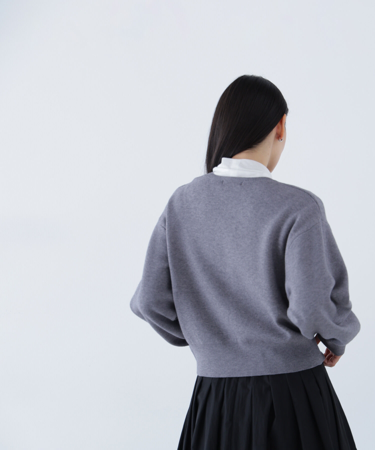  「ロゴ刺繍ニット」|ニット・セーター|