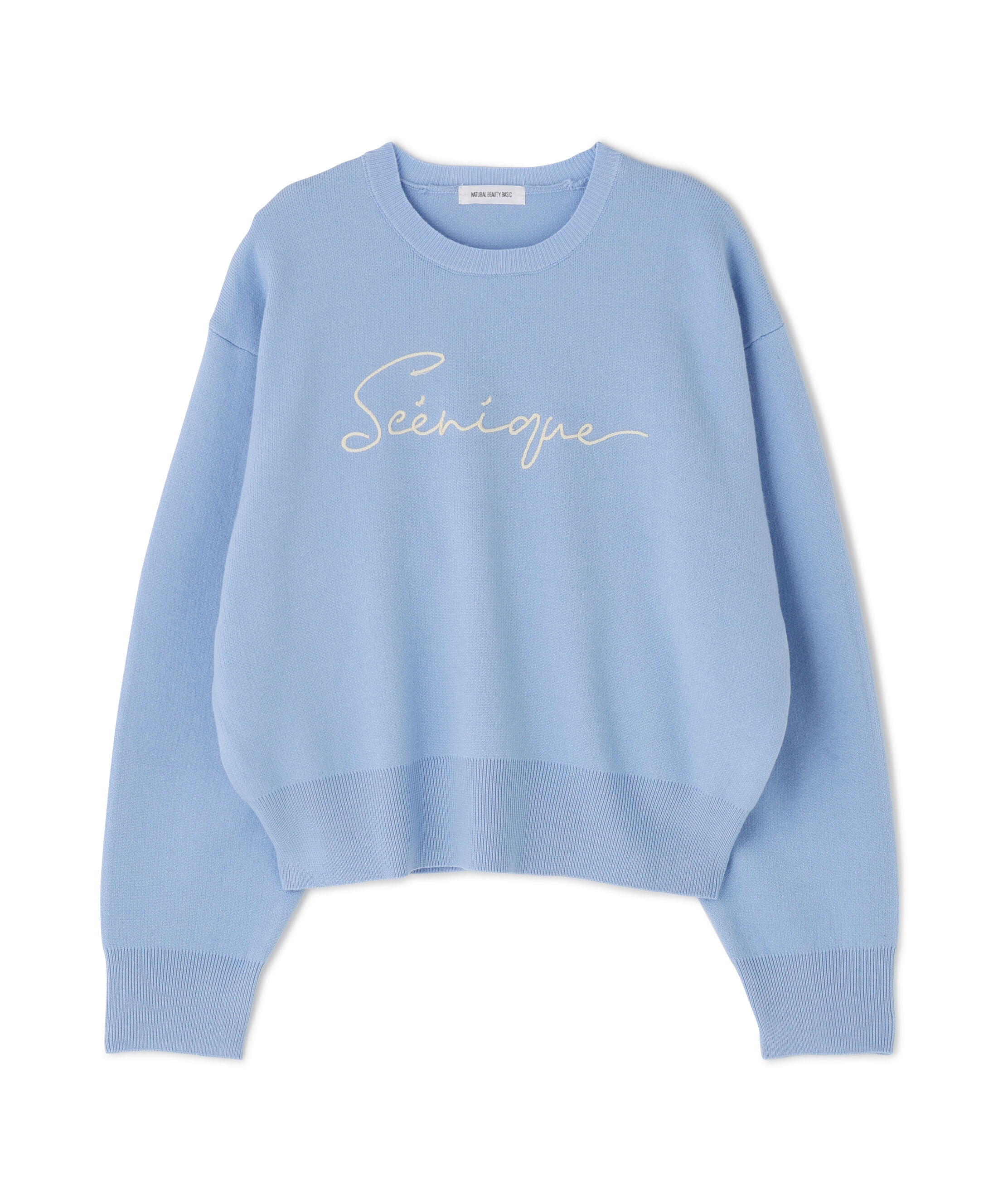  「ロゴ刺繍ニット」|ニット・セーター|