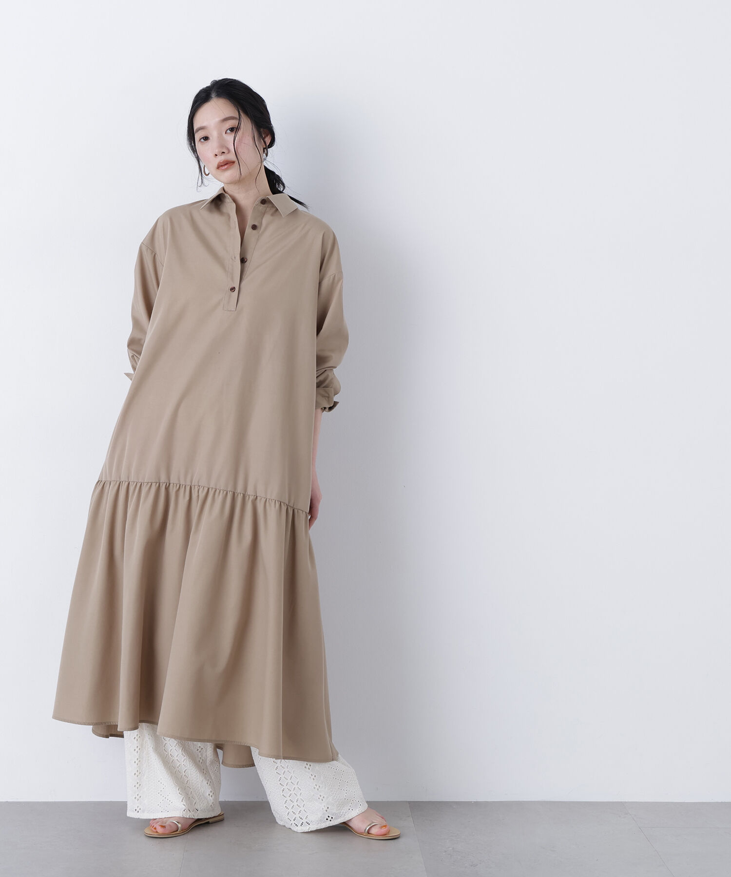  「〈N.〉オーバーシャツワンピース」|ワンピース|