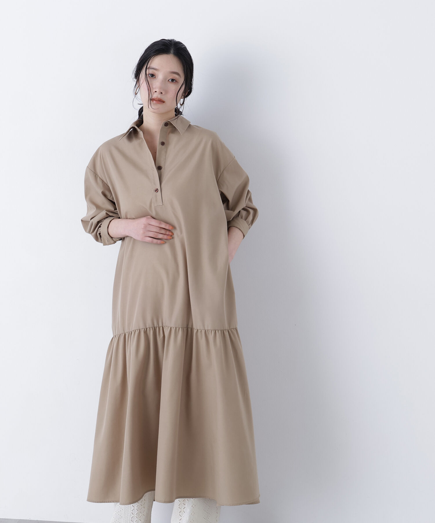  「〈N.〉オーバーシャツワンピース」|ワンピース|