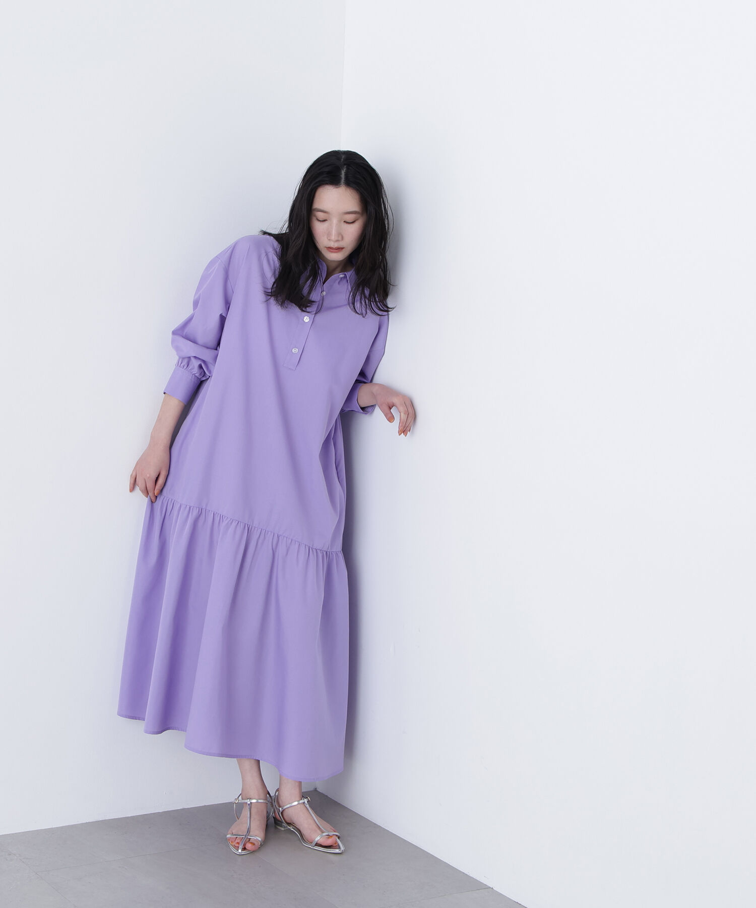  「〈N.〉オーバーシャツワンピース」|ワンピース|