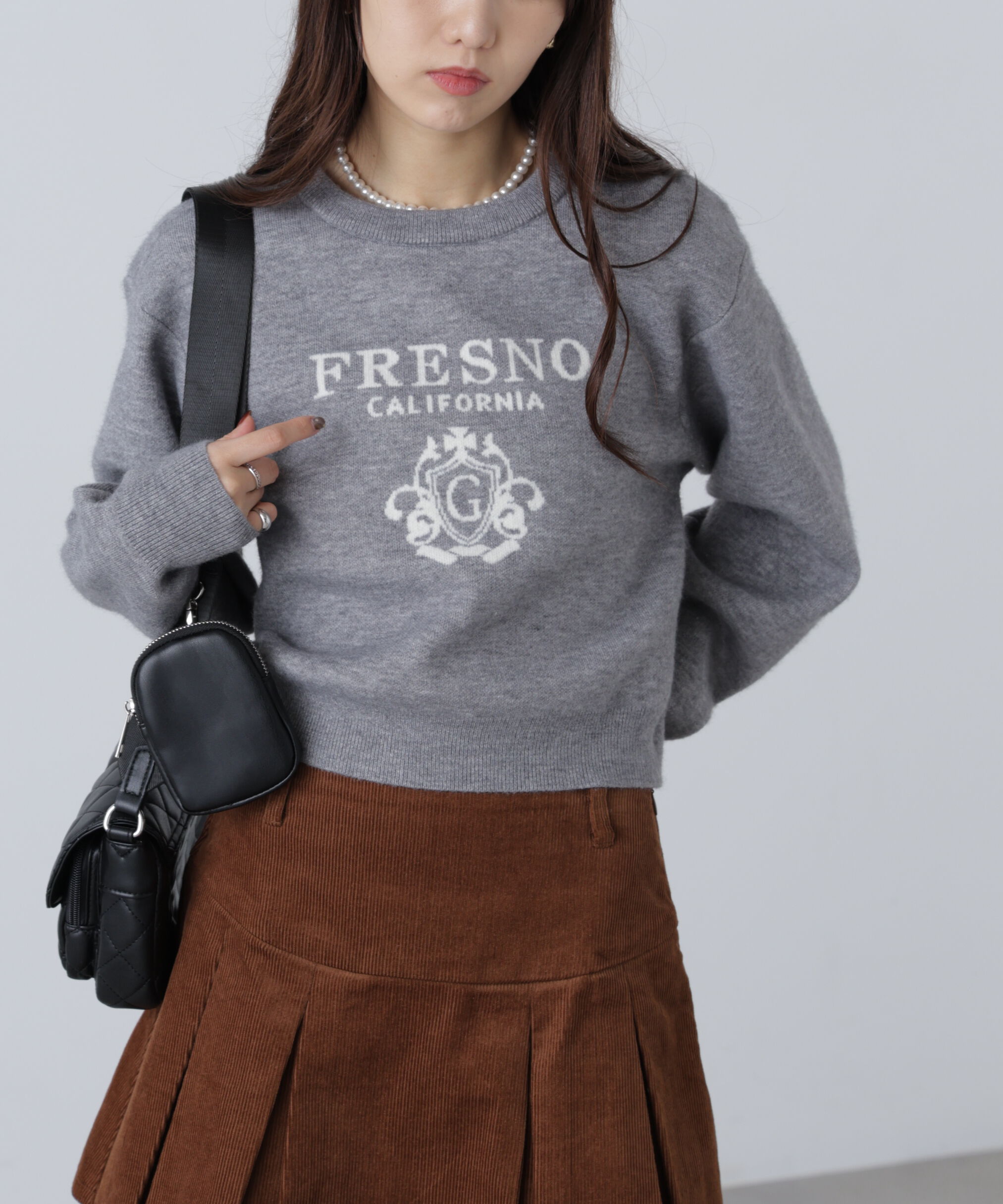  「ジャガードロゴニット」|ニット・セーター|