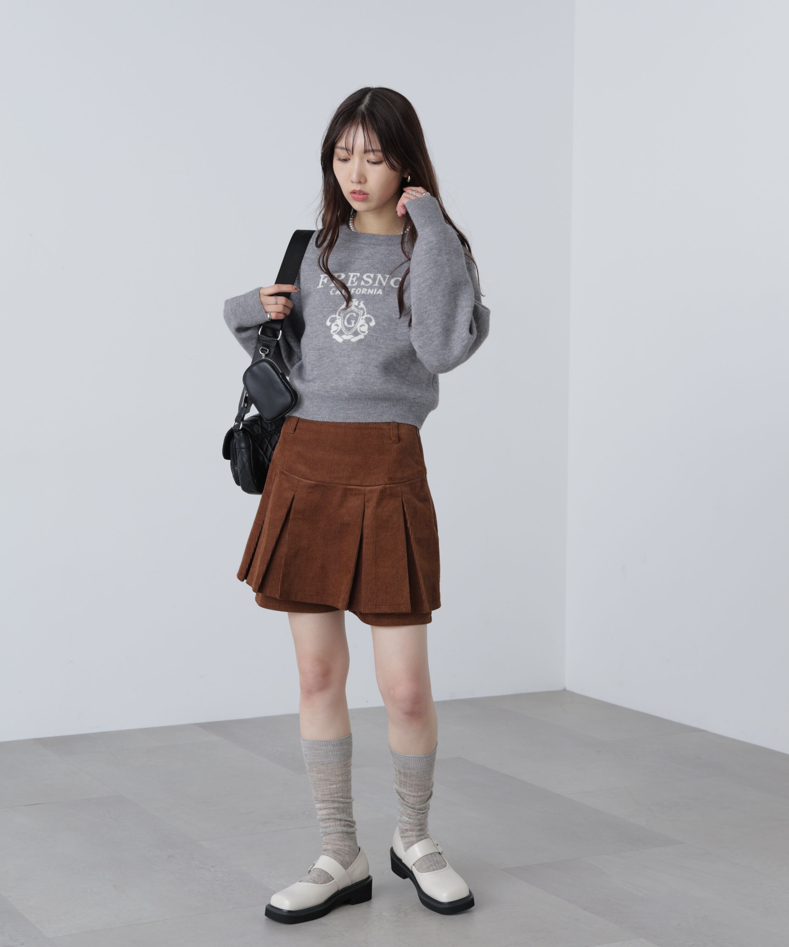  「ジャガードロゴニット」|ニット・セーター|