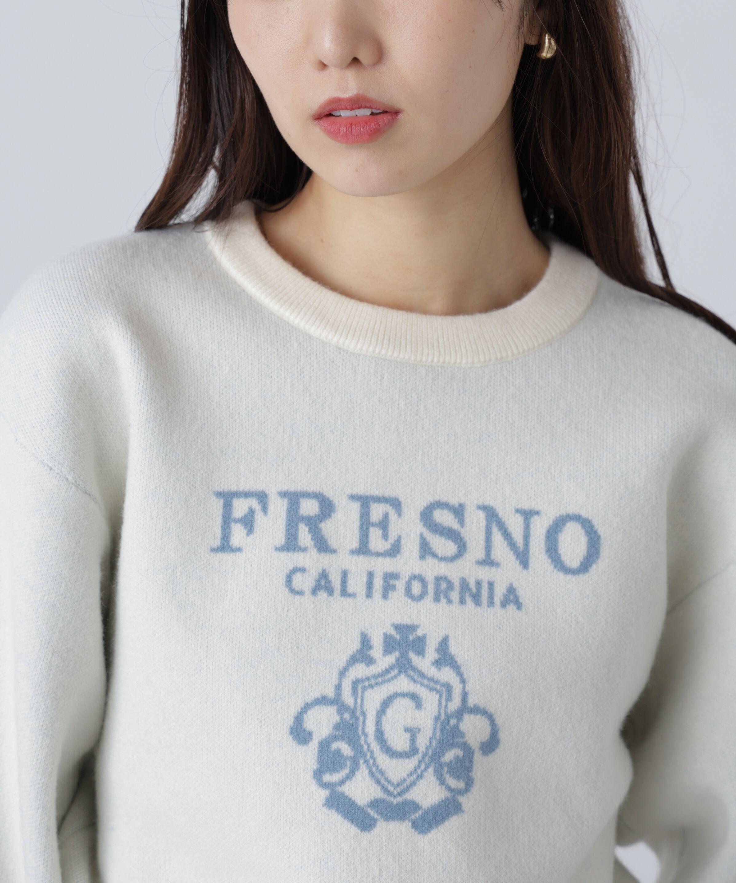  「ジャガードロゴニット」|ニット・セーター|