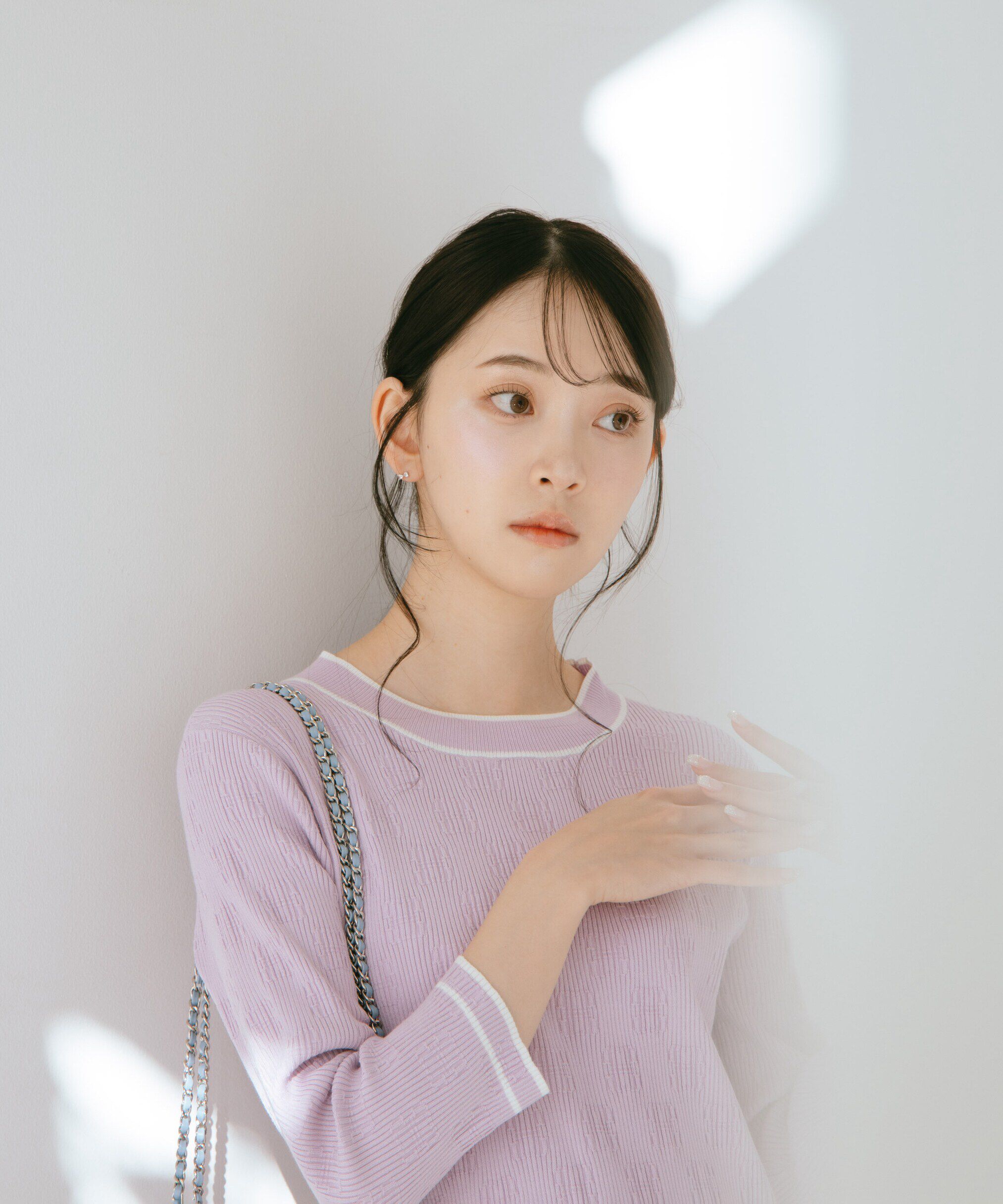  「モノグラムニットワンピース」|ワンピース|ピンク