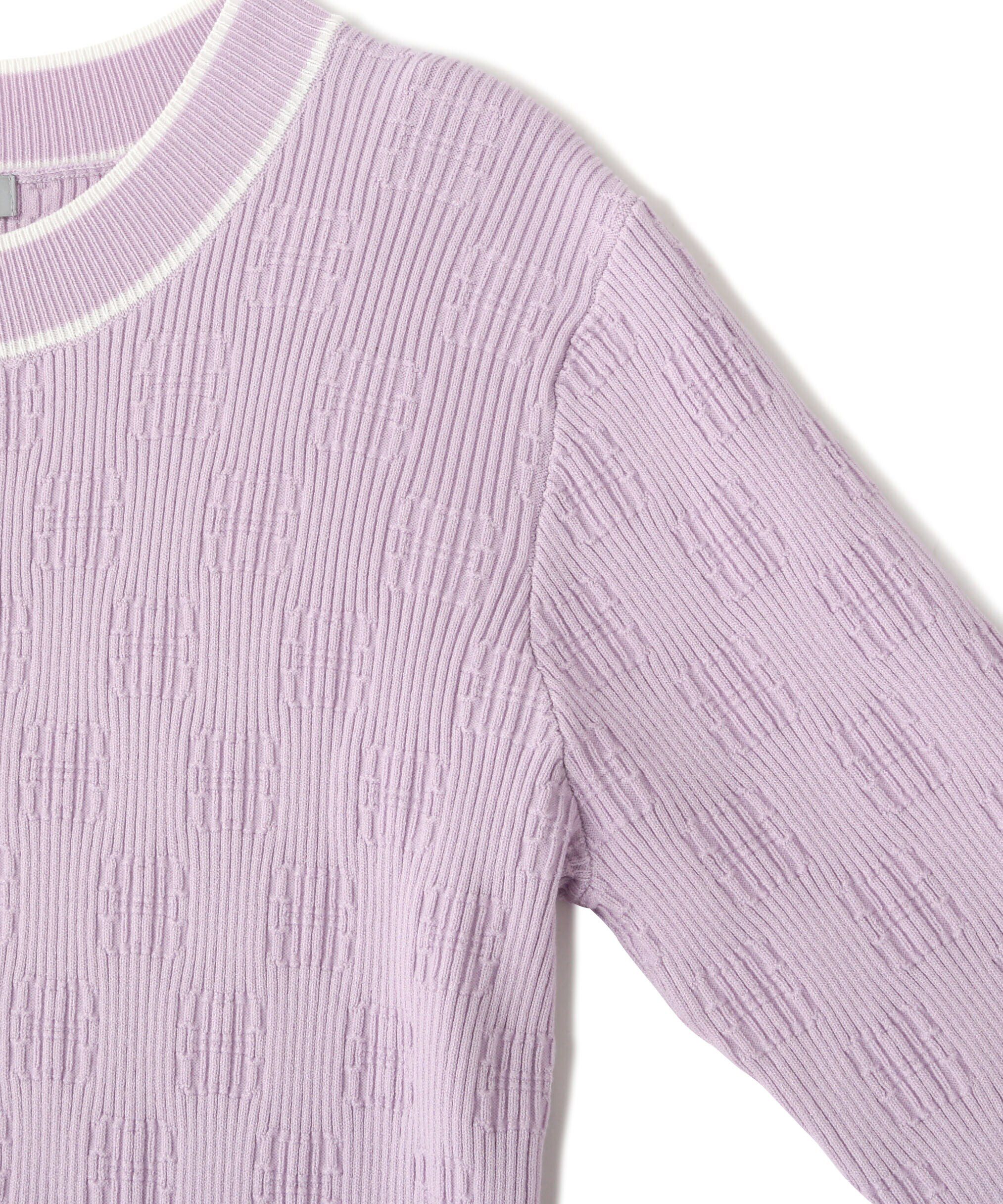  「モノグラムニットワンピース」|ワンピース|