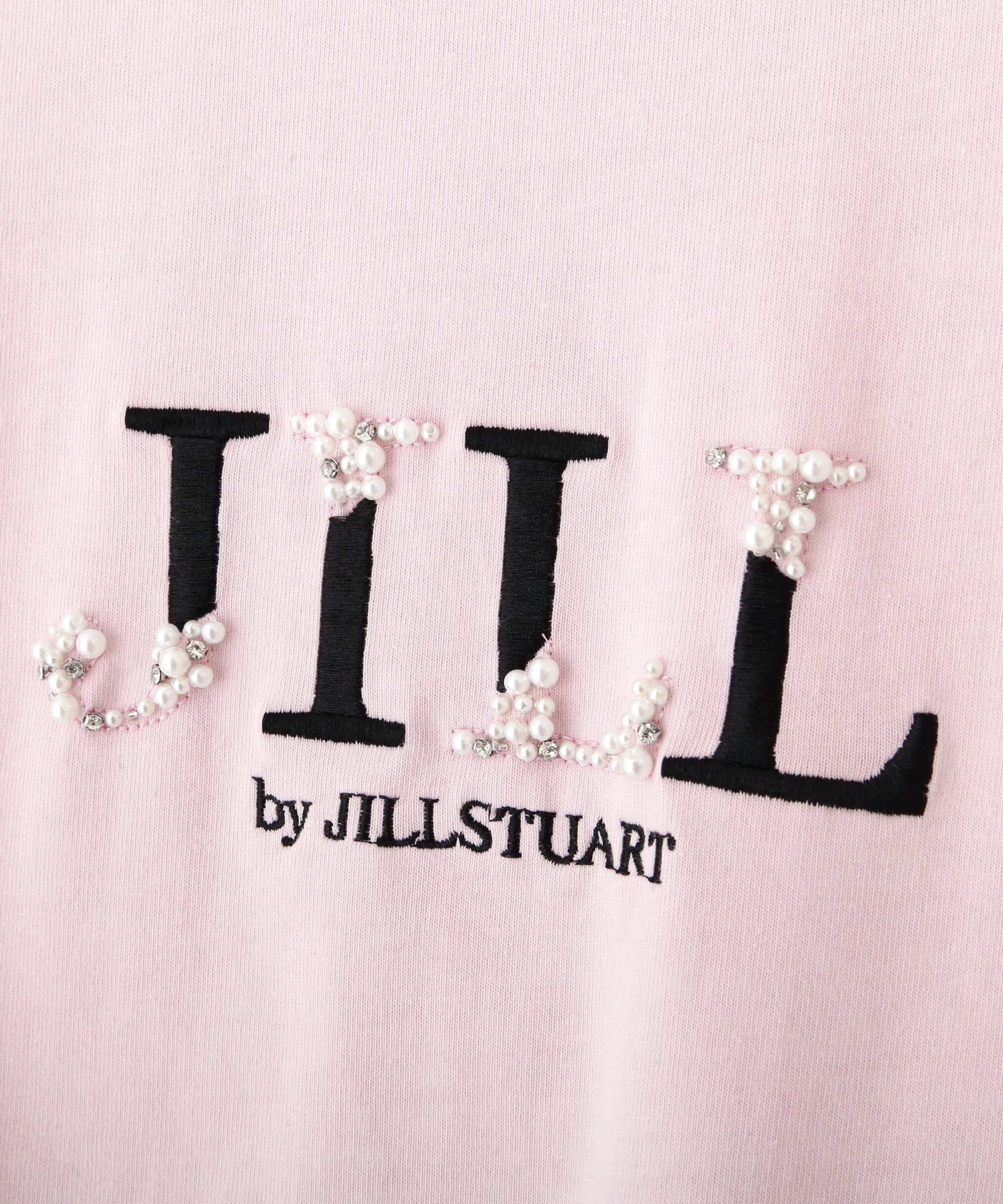  「オーガニックコットンビジューロゴTシャツ」|Tシャツ・カットソー|