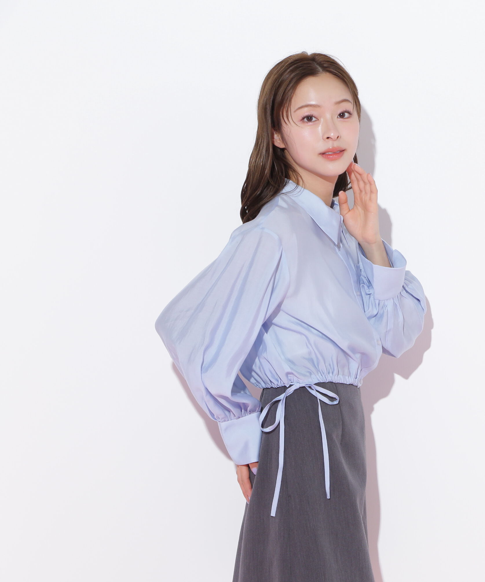  「短丈シアーシャツ」|シャツ・ブラウス|