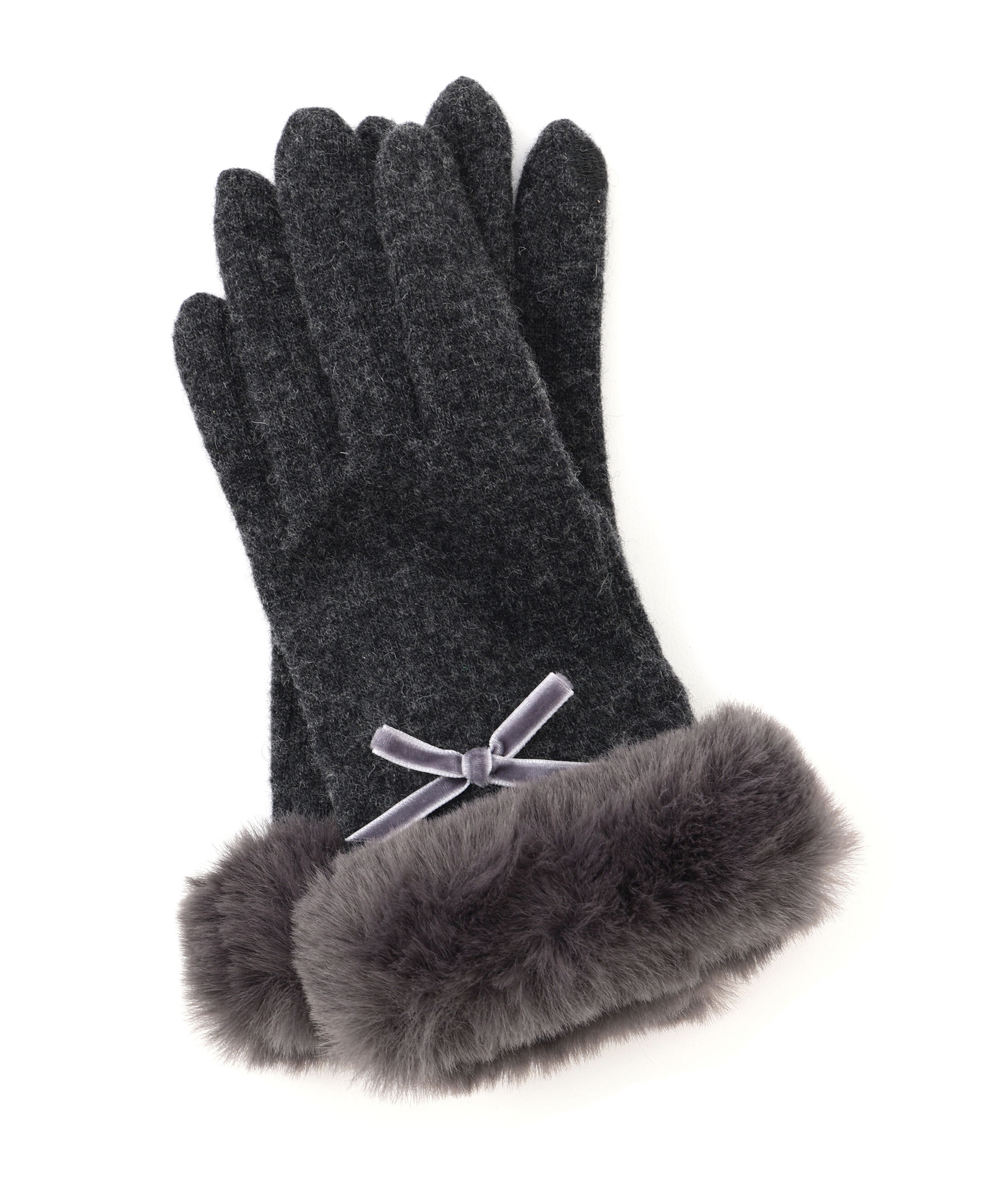  「ベロアリボンジャージーグローブ」|手袋|