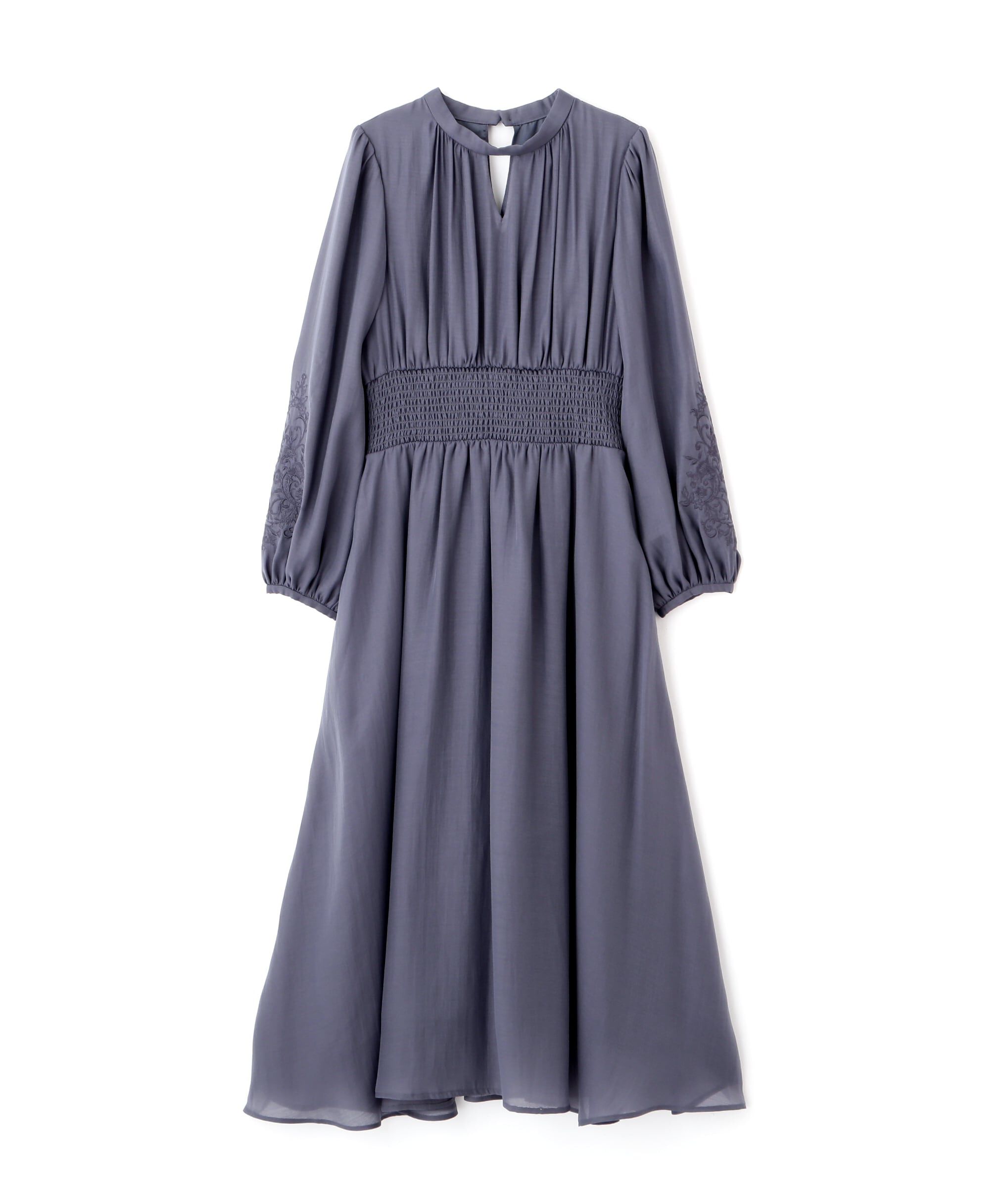 PROPORTION BODY DRESSING「スリーブエンブロイダリーワンピース　24AW」|ワンピース|