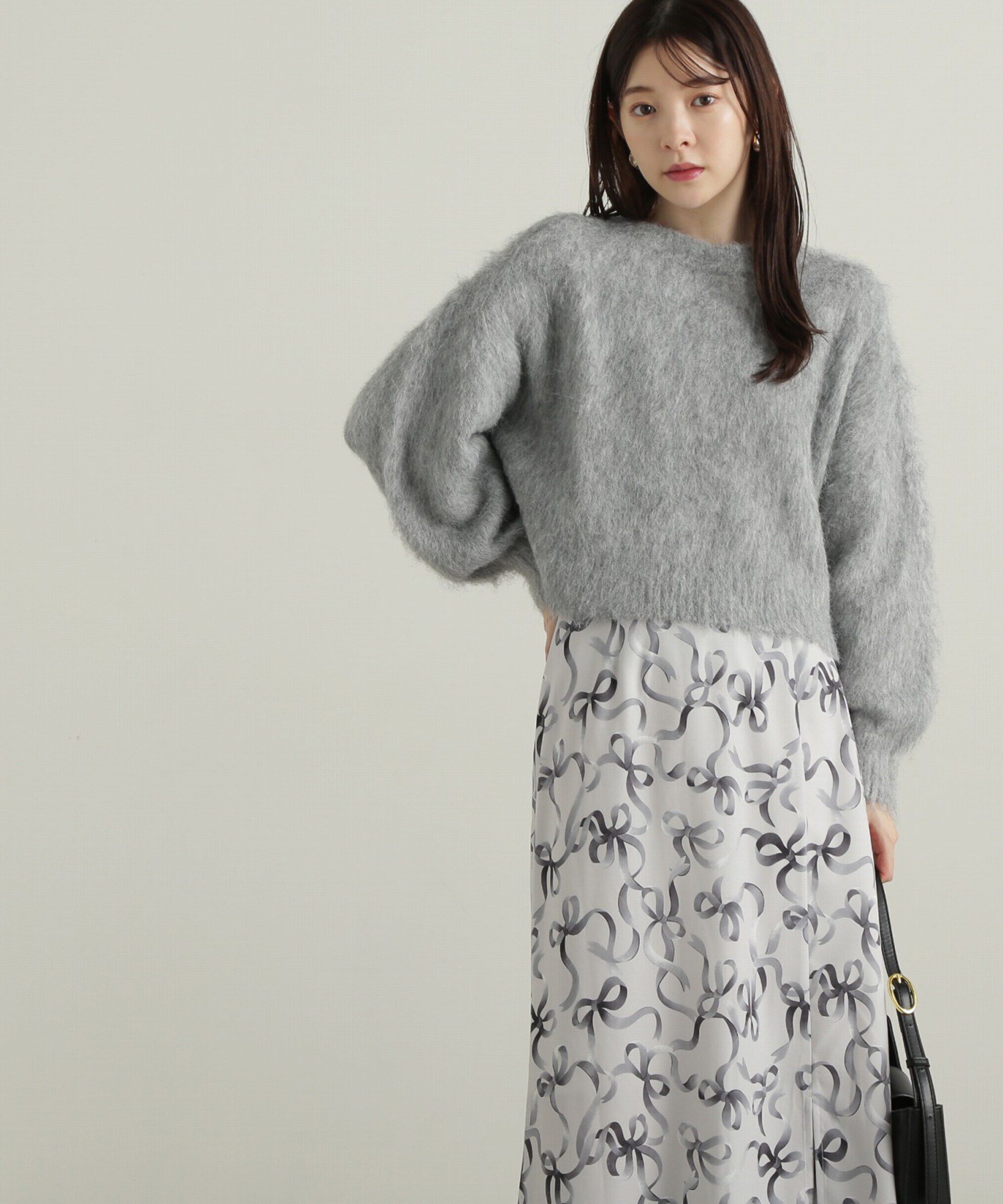 PROPORTION BODY DRESSING「リボン柄ナロースカート　24AW」|スカート|