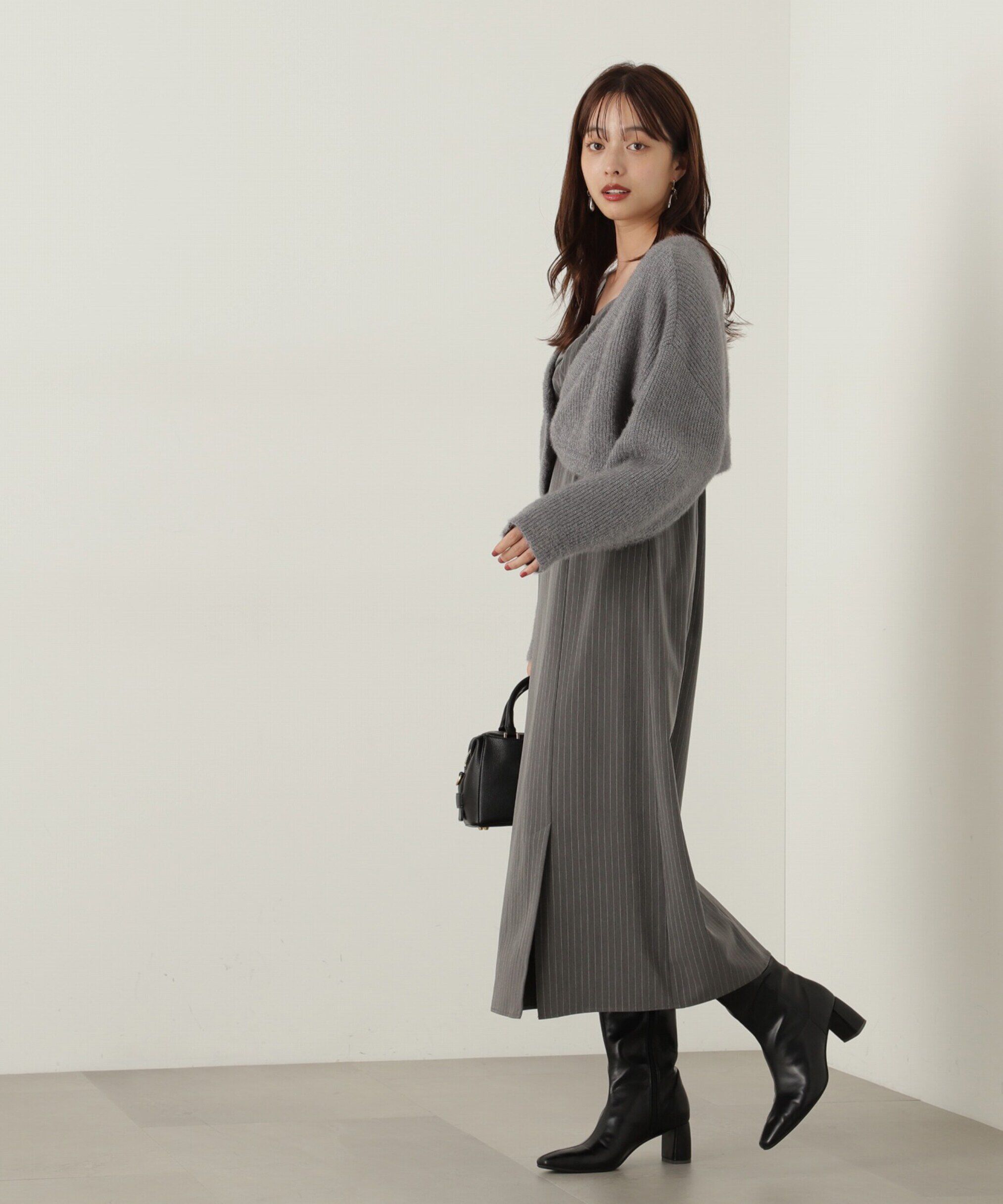 PROPORTION BODY DRESSING「フワフワカーデセットキャミワンピース」|ワンピース|