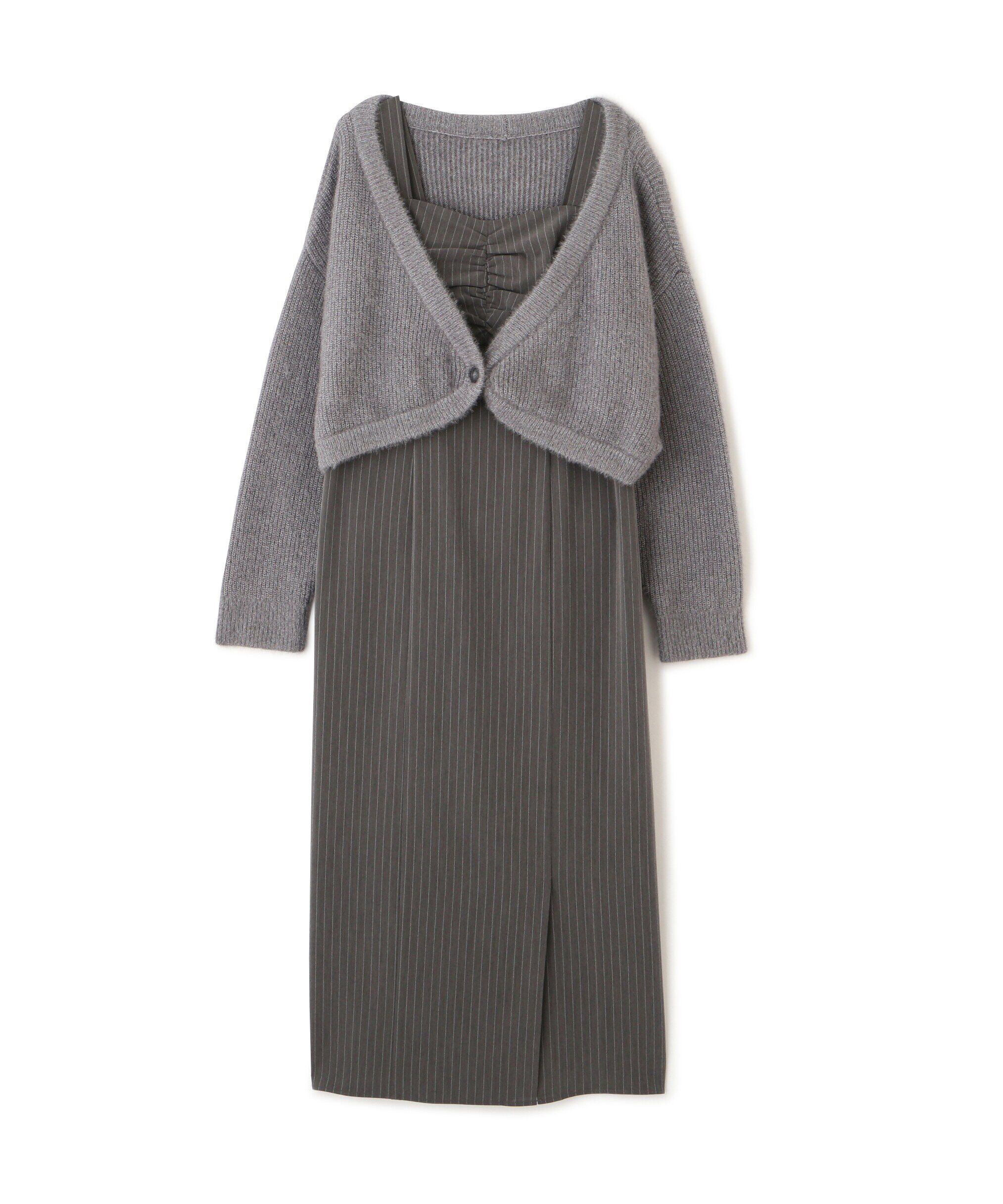 PROPORTION BODY DRESSING「フワフワカーデセットキャミワンピース」|ワンピース|