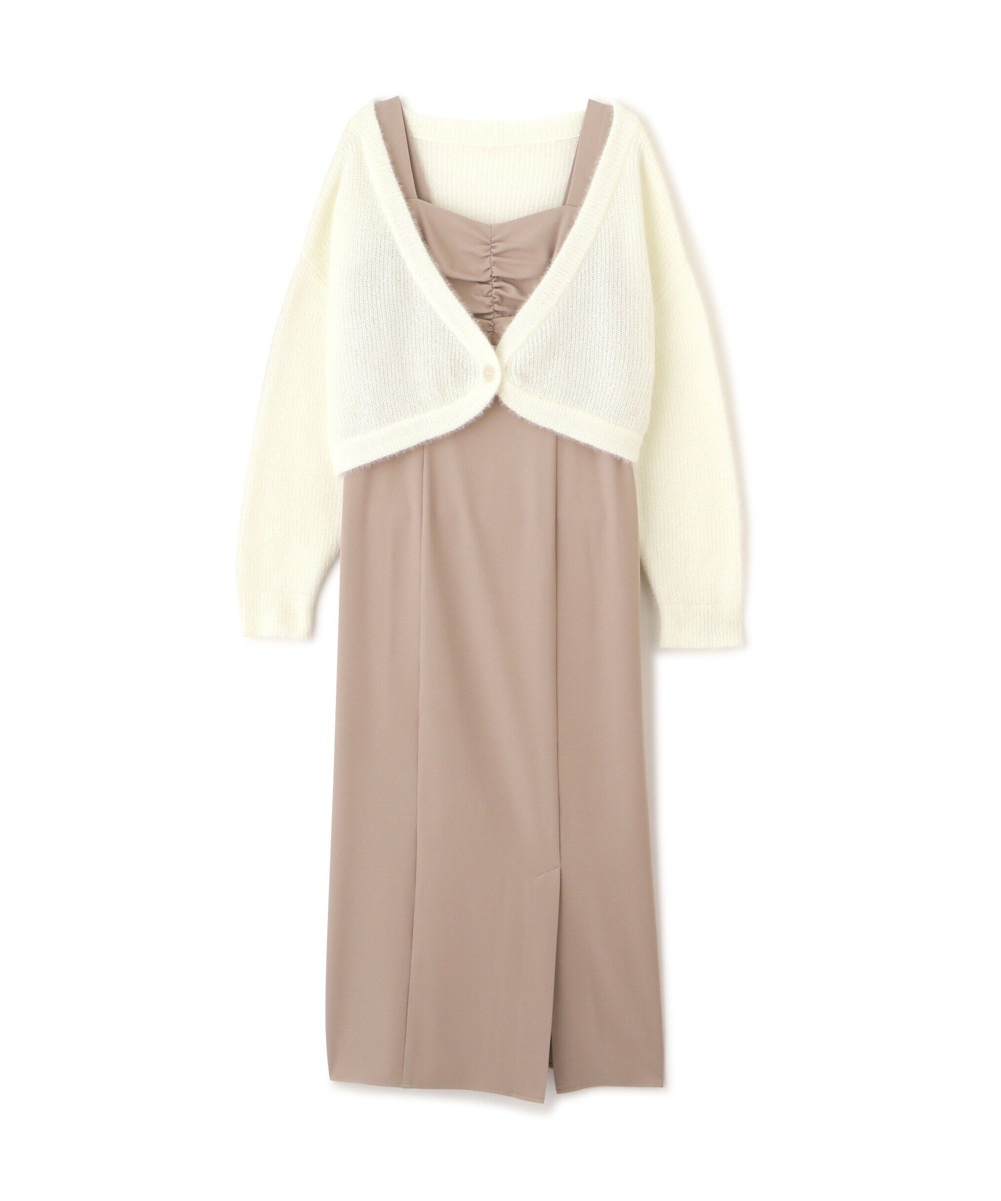 PROPORTION BODY DRESSING「フワフワカーデセットキャミワンピース」|ワンピース|