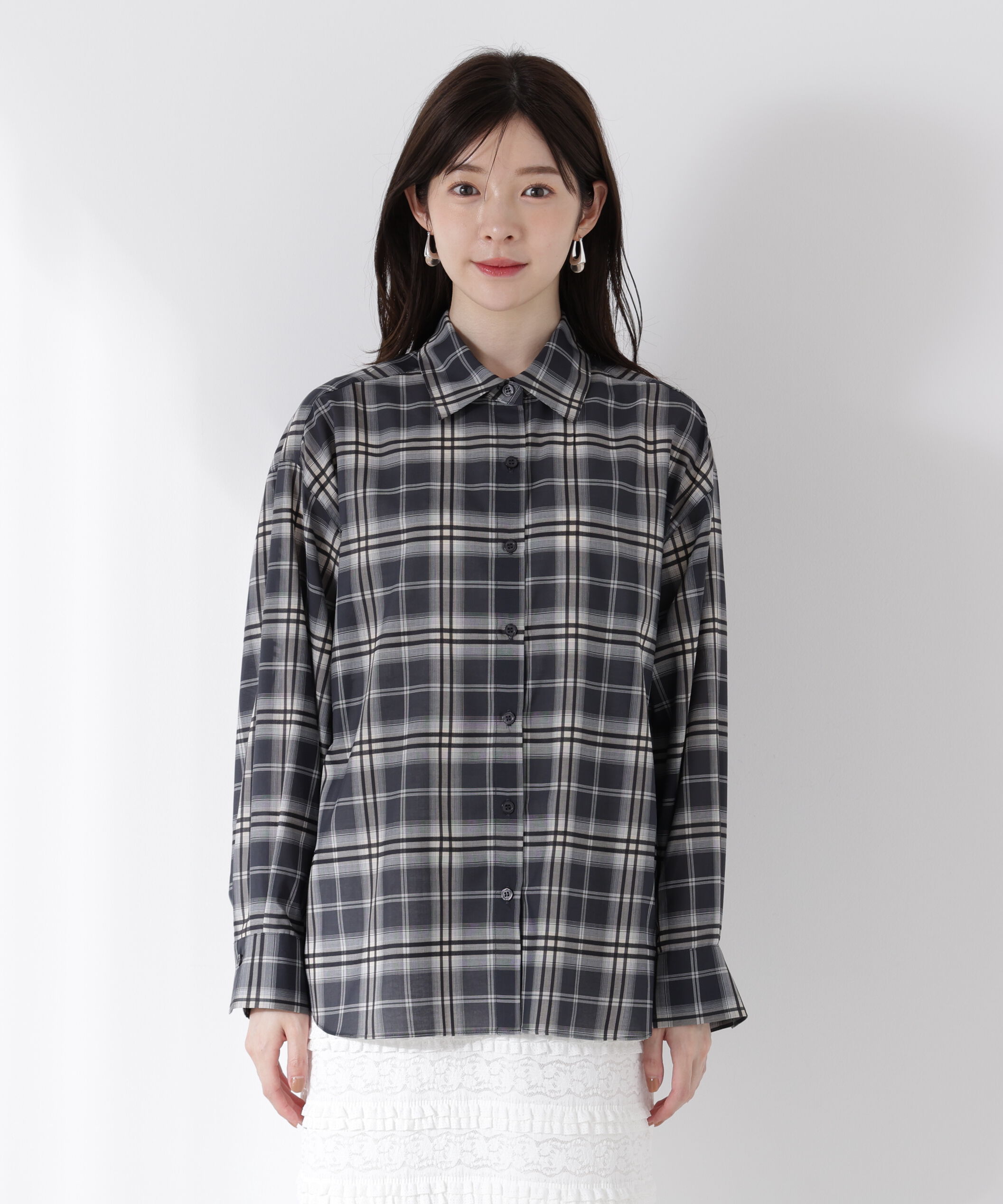 PROPORTION BODY DRESSING「シアーシャツ」|シャツ・ブラウス|