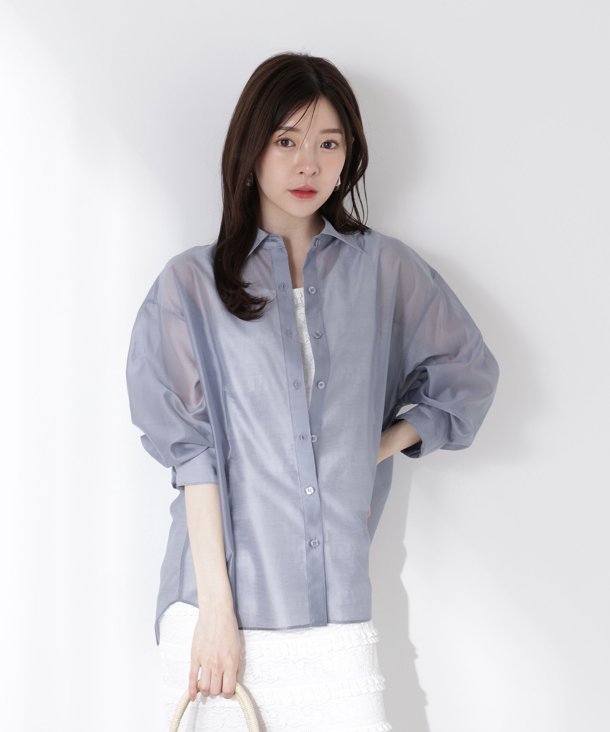 PROPORTION BODY DRESSING「シアーシャツ」|シャツ・ブラウス|