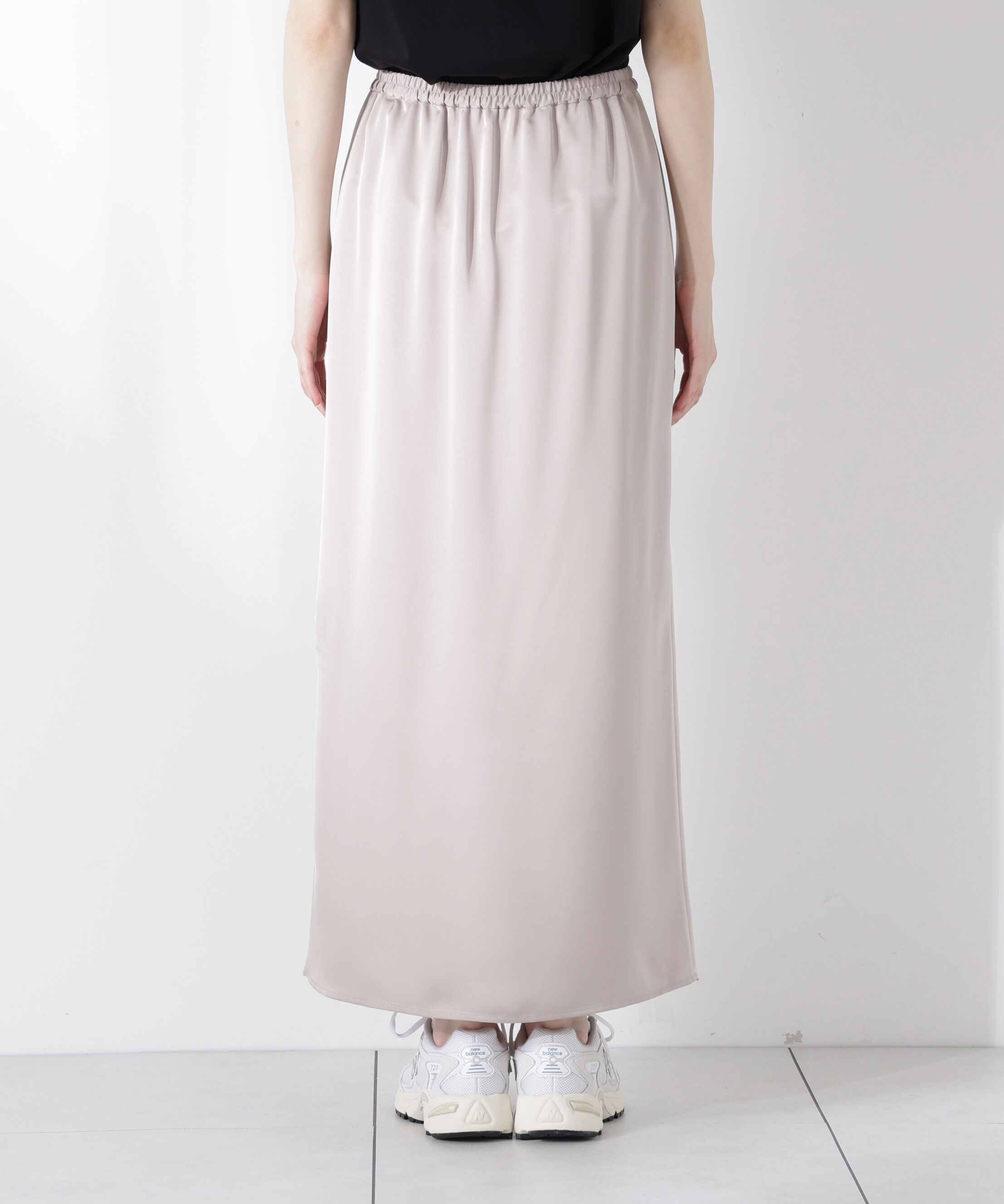 PROPORTION BODY DRESSING「マットサテンスリットスカート」|スカート|